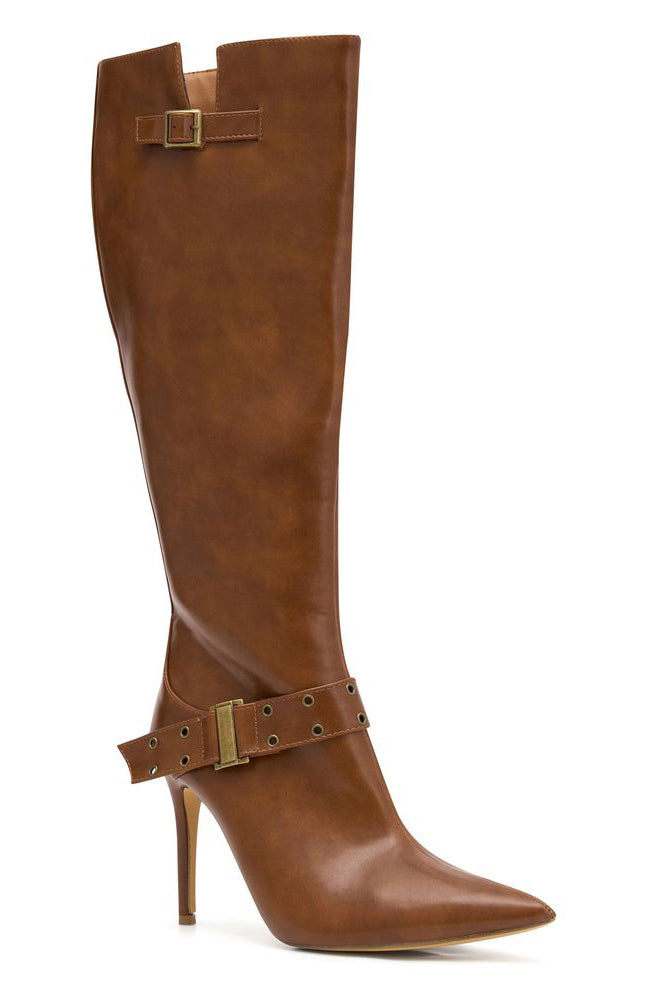 Ultimate Vintage Brown Knee High Boots by Bad Habit