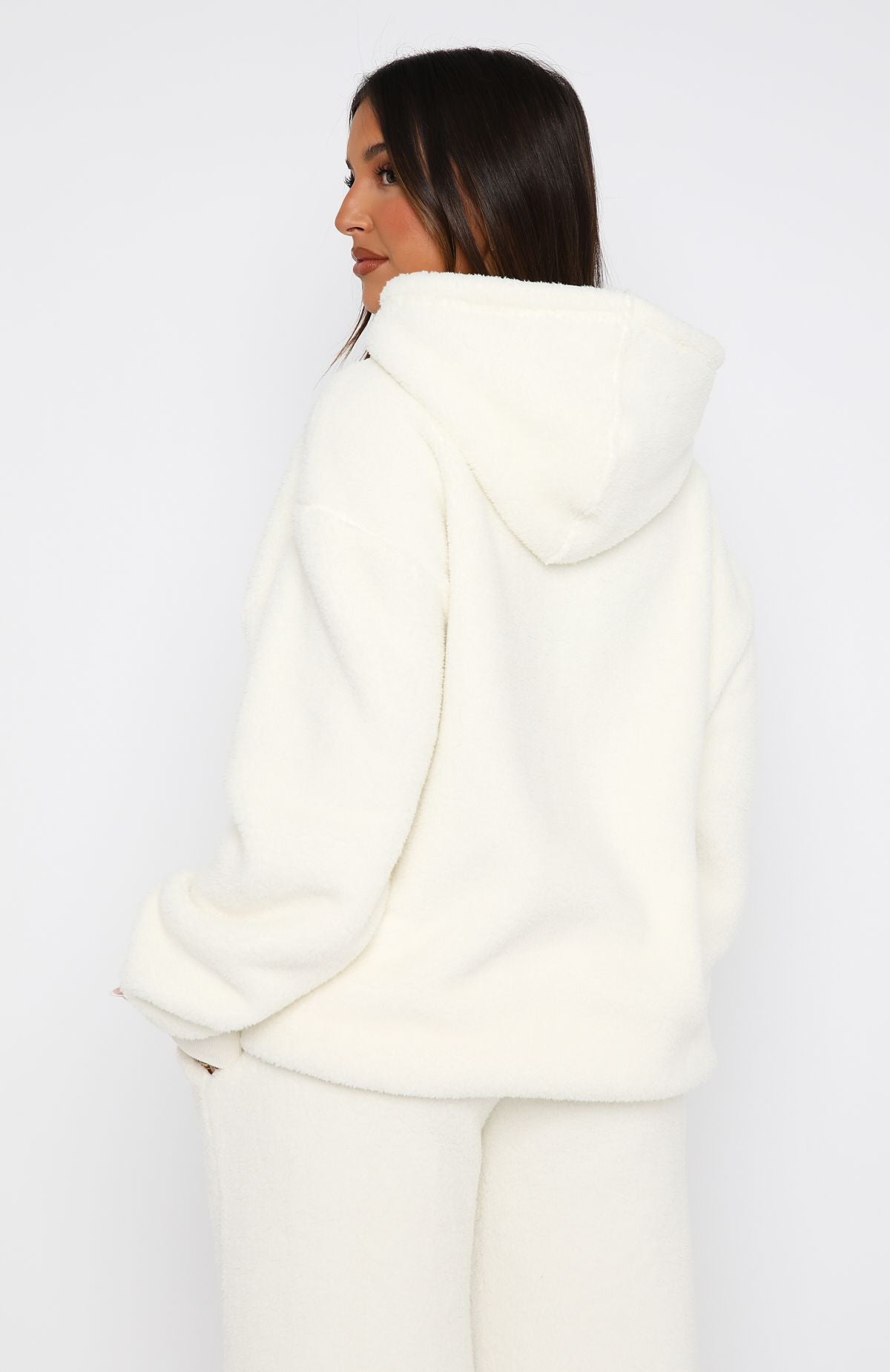 Ultimate Comfort: Don't Lose Me Oversized Hoodie in Off White