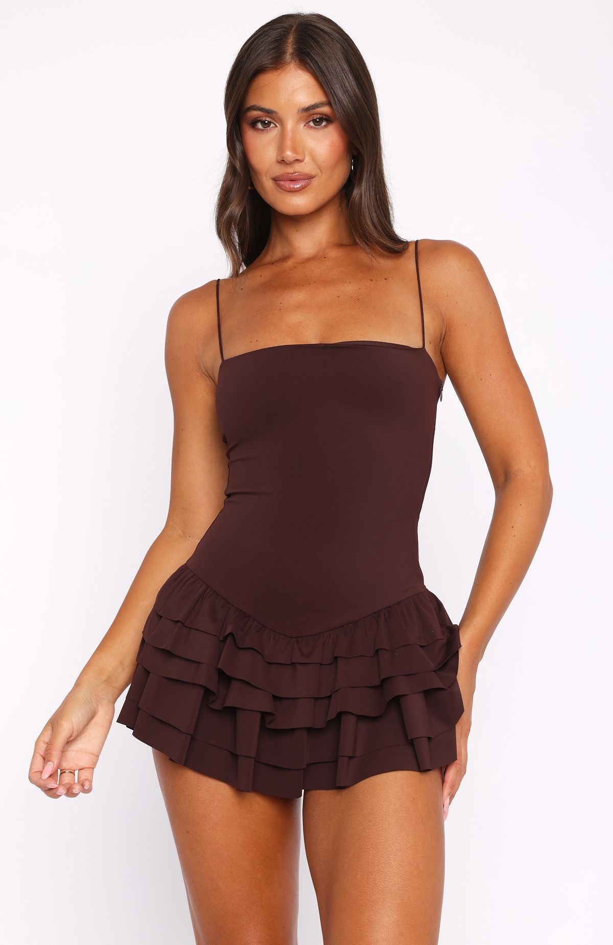 Ultimate Chocolate Photo ID Playsuit