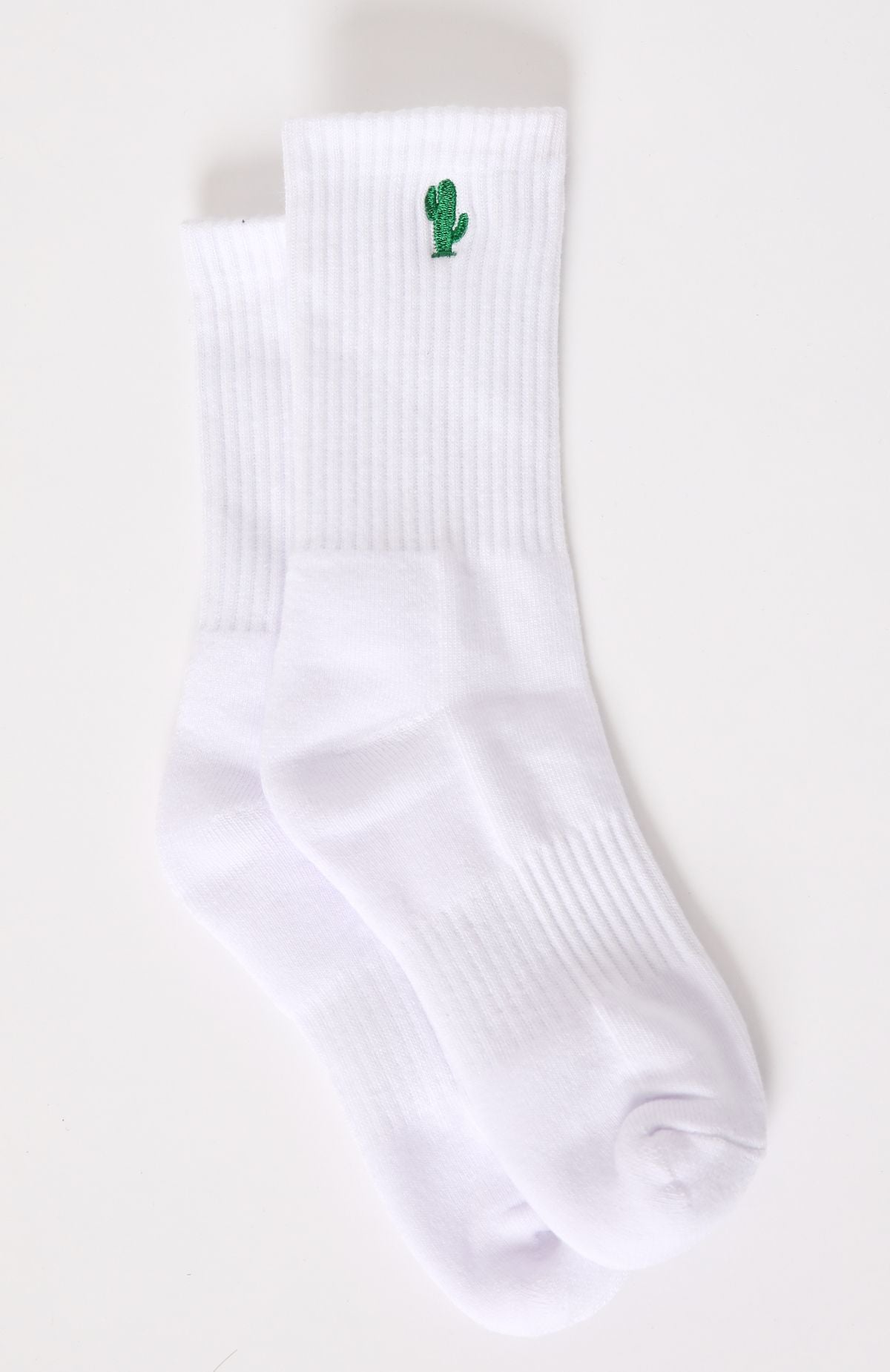 Premium Comfort White Crew Socks