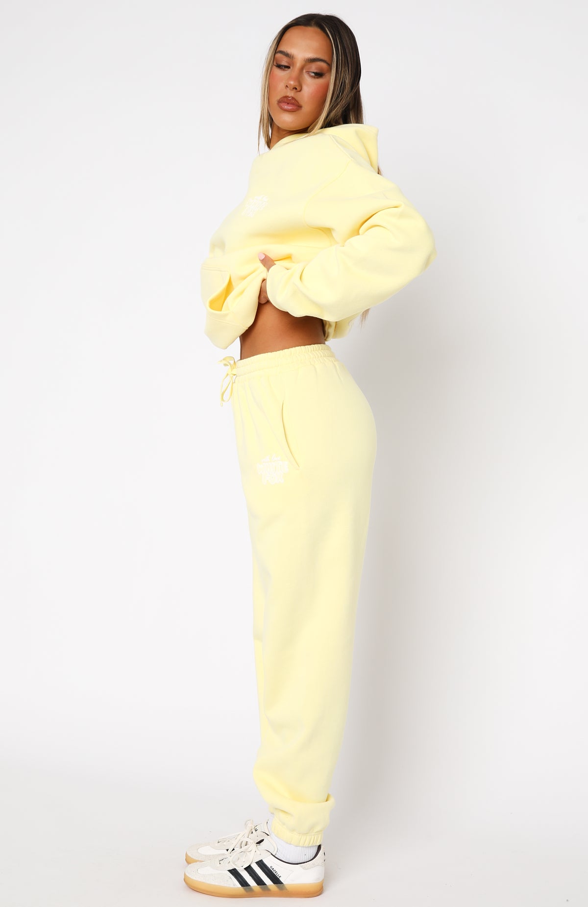 Premium With Love Always Sweatpants - Lemon