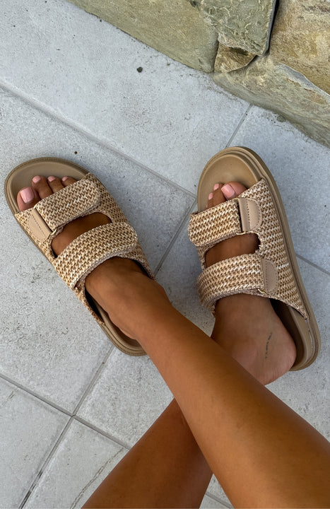 Premium Off-Duty Natural Sandals - Ultimate Comfort for Your Getaway