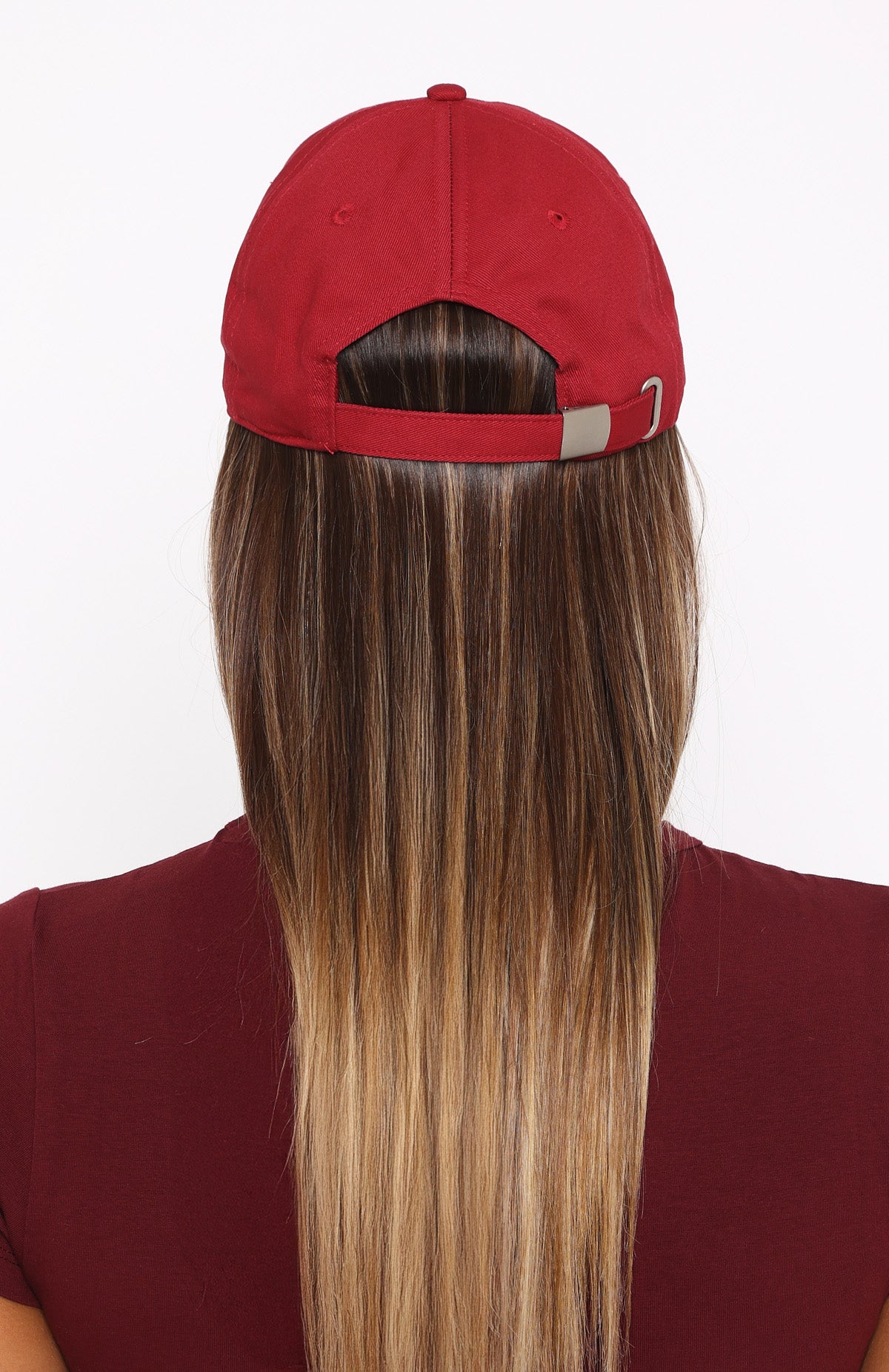 Premium Burgundy Snapback Cap by White Fox