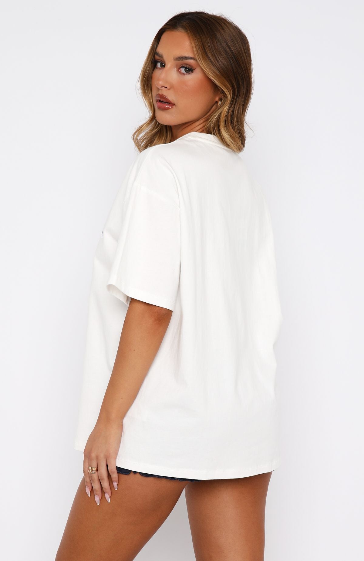 Premium Oversized Dream Tee - White