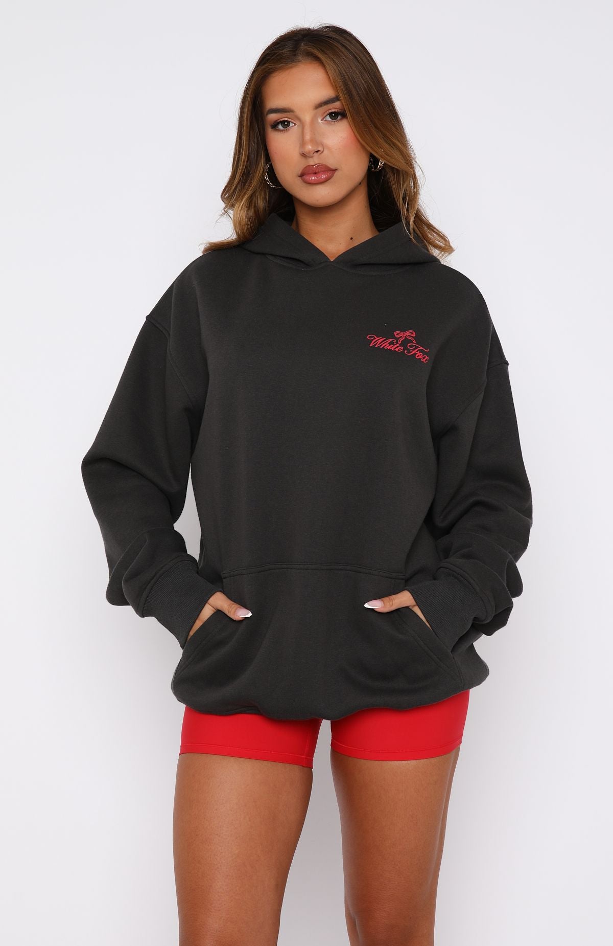 Premium Lucky Charms Oversized Hoodie - Charcoal Comfort