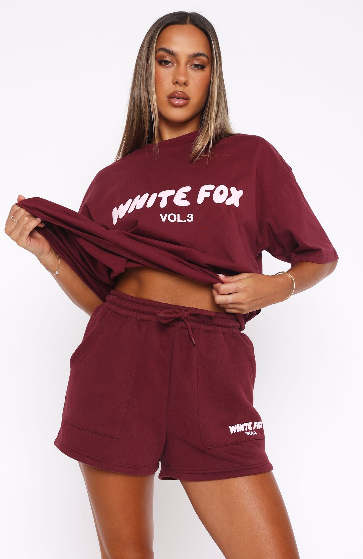 Premium Offstage Lounge Shorts - Red Velvet