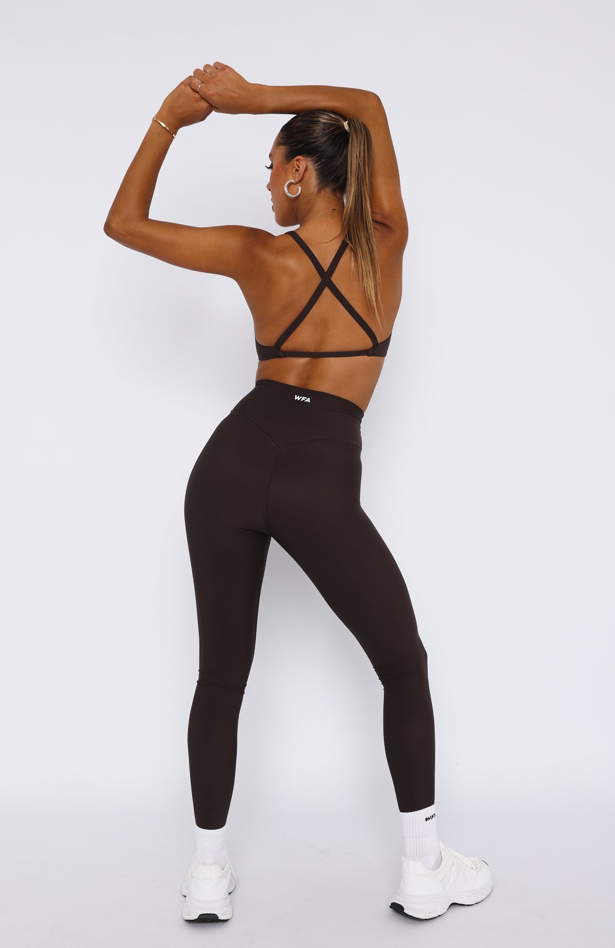 Premium Go Getter High Waisted Leggings - Espresso