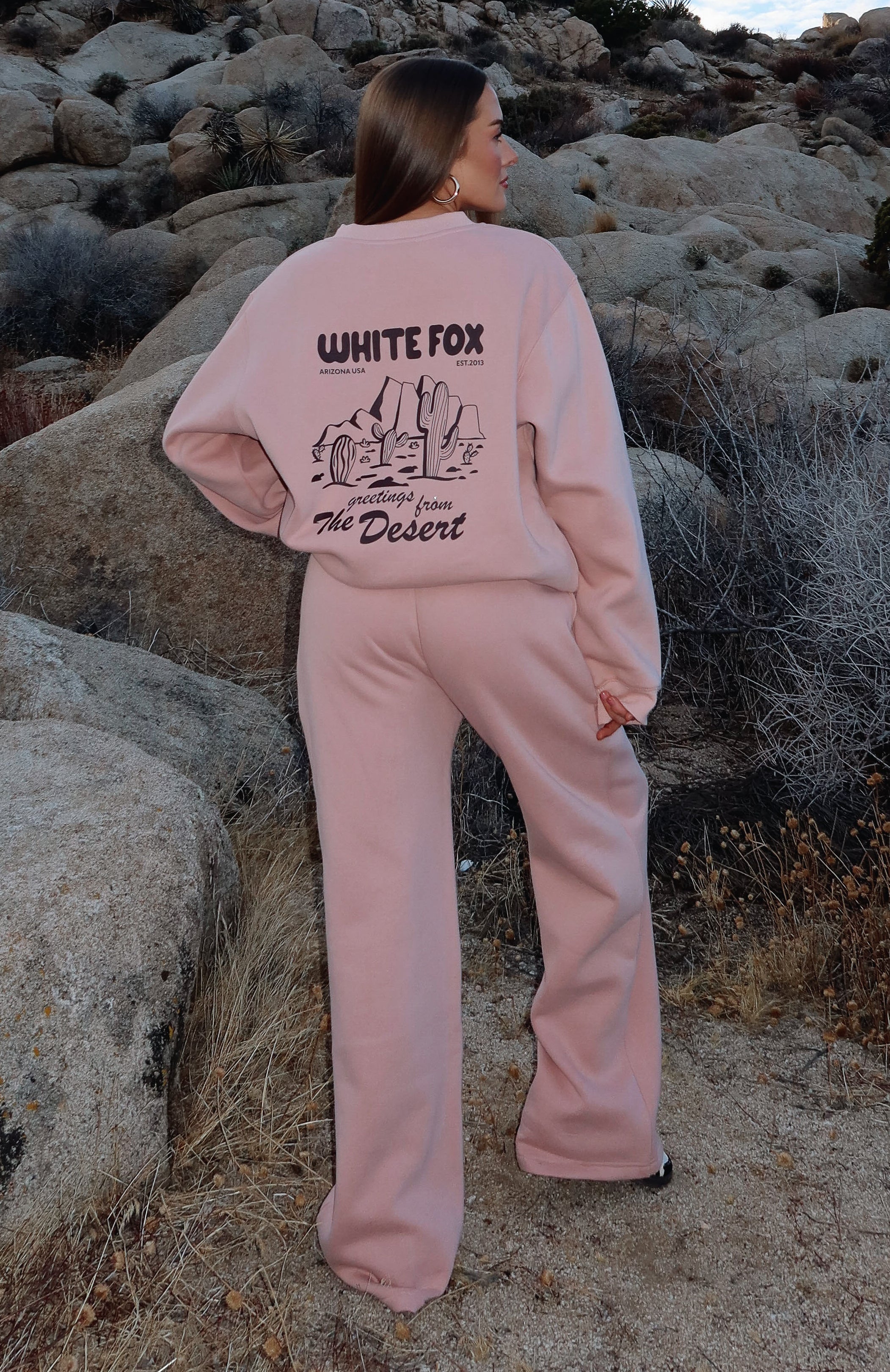 Ultimate Desert Pink Wide Leg Sweatpants - Premium Comfort