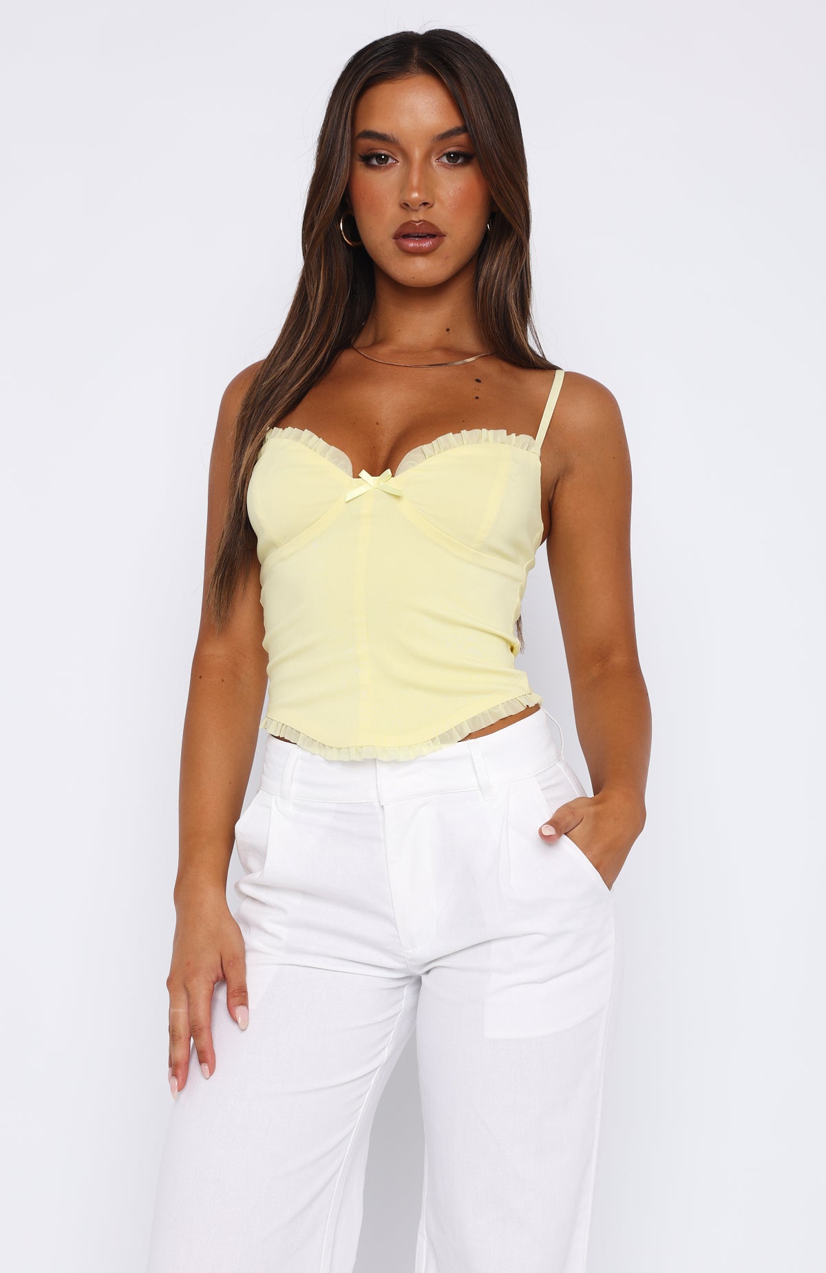 Premium Summer Lemon Bustier - Lost In Translation