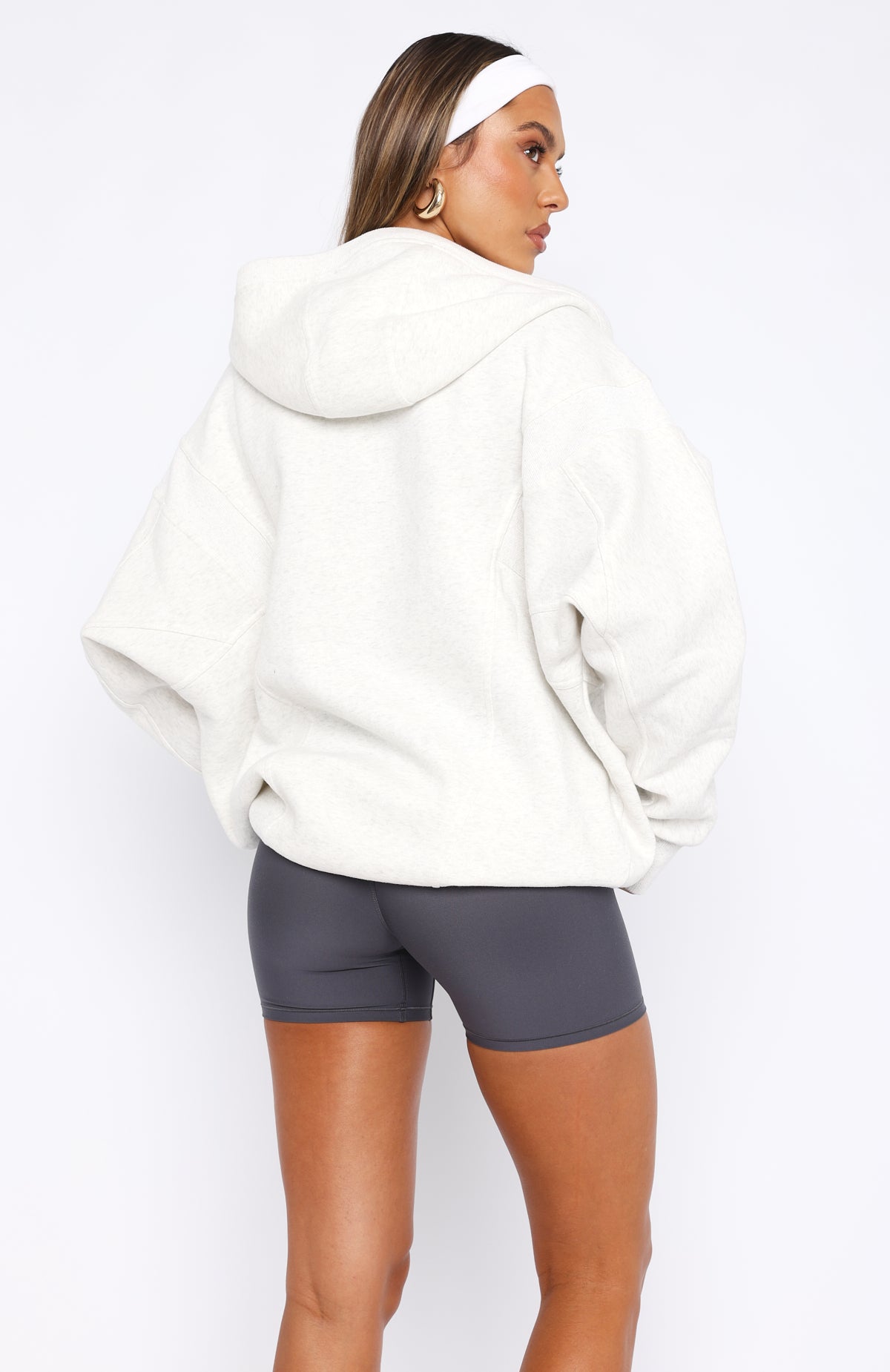 Ultimate Comfort Zip Front Hoodie - Grey Marle