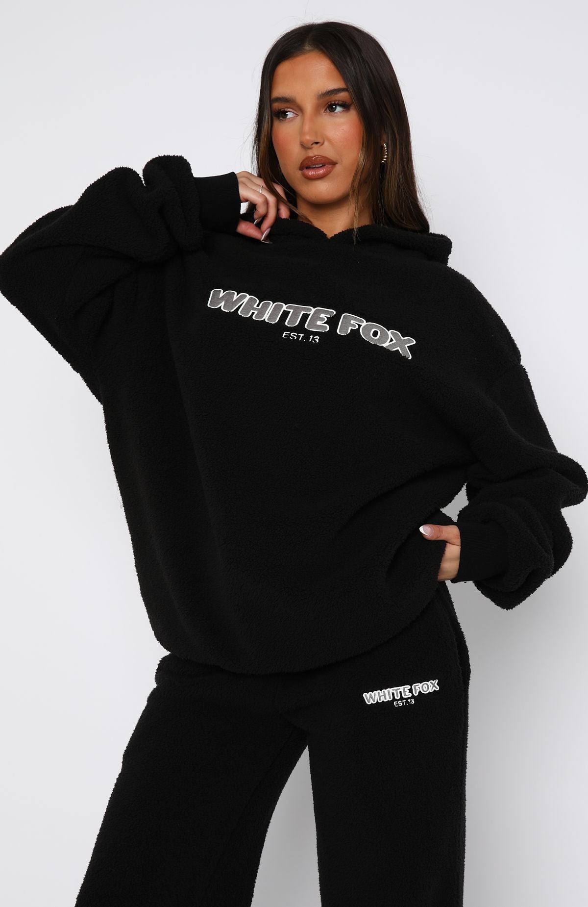 Ultimate Comfort Don't Lose Me Oversized Hoodie - Black