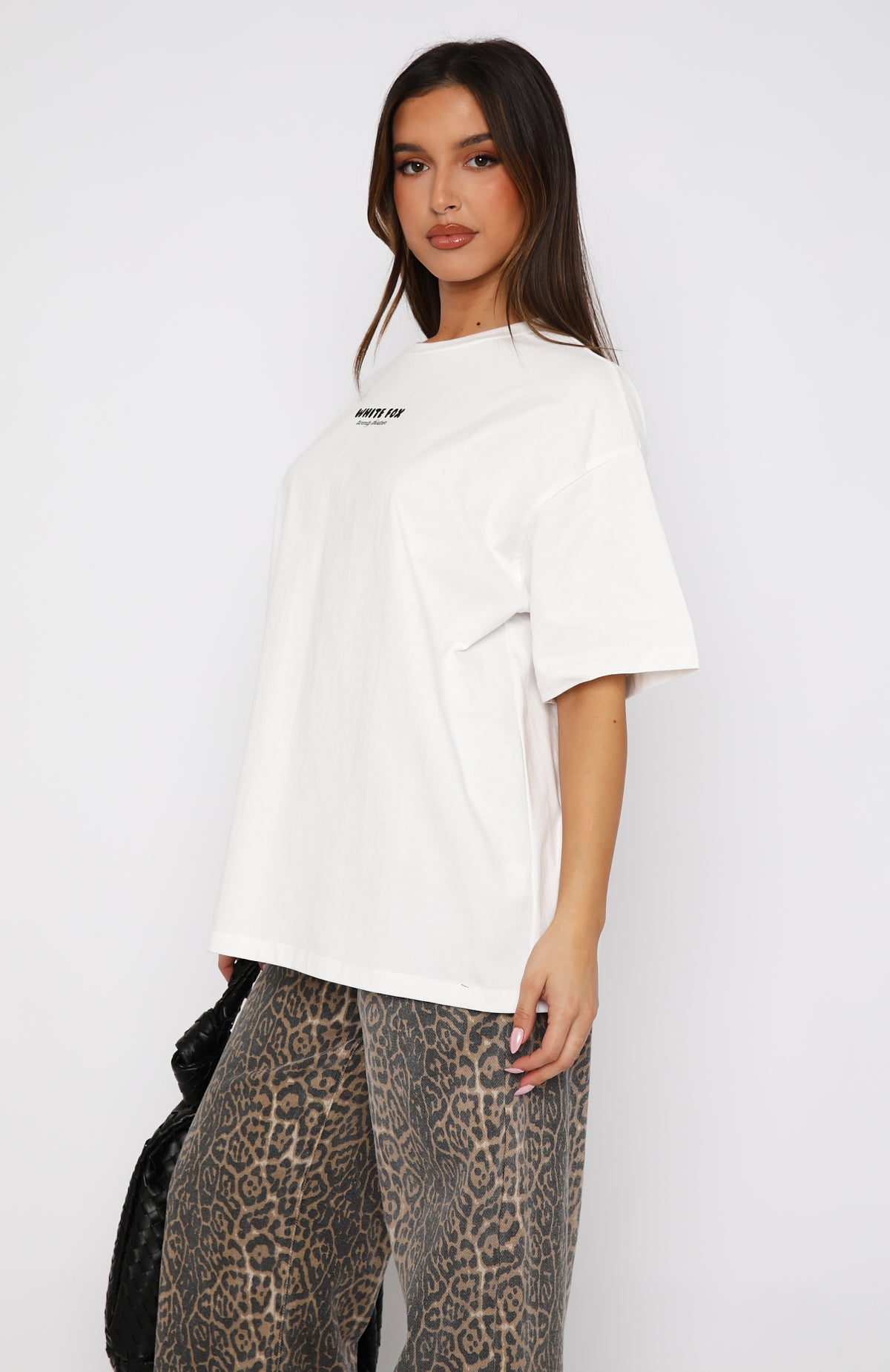 Premium Oversized Cotton Tee - White