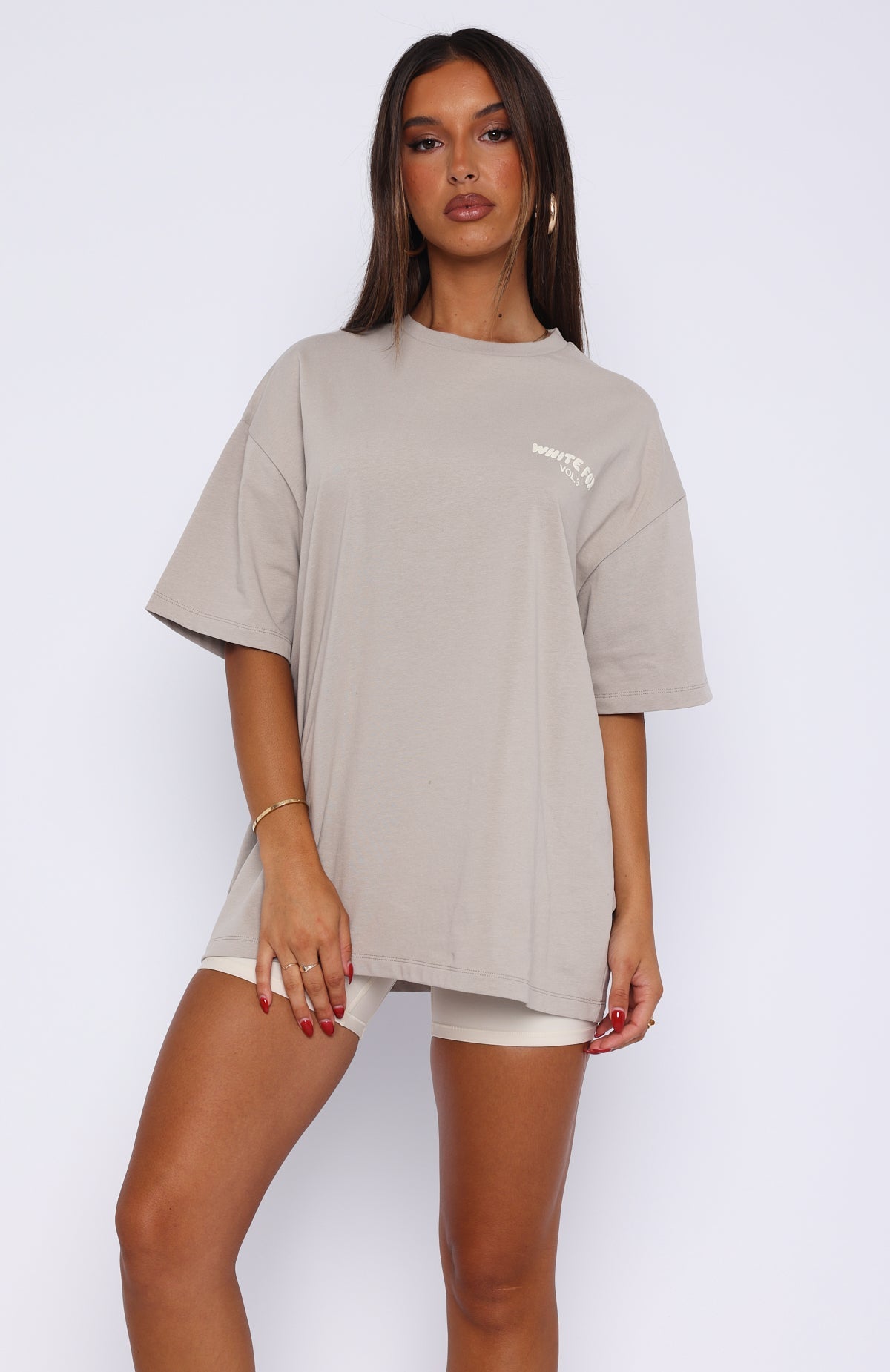 Premium Offstage Oversized Graphic Tee - Grey