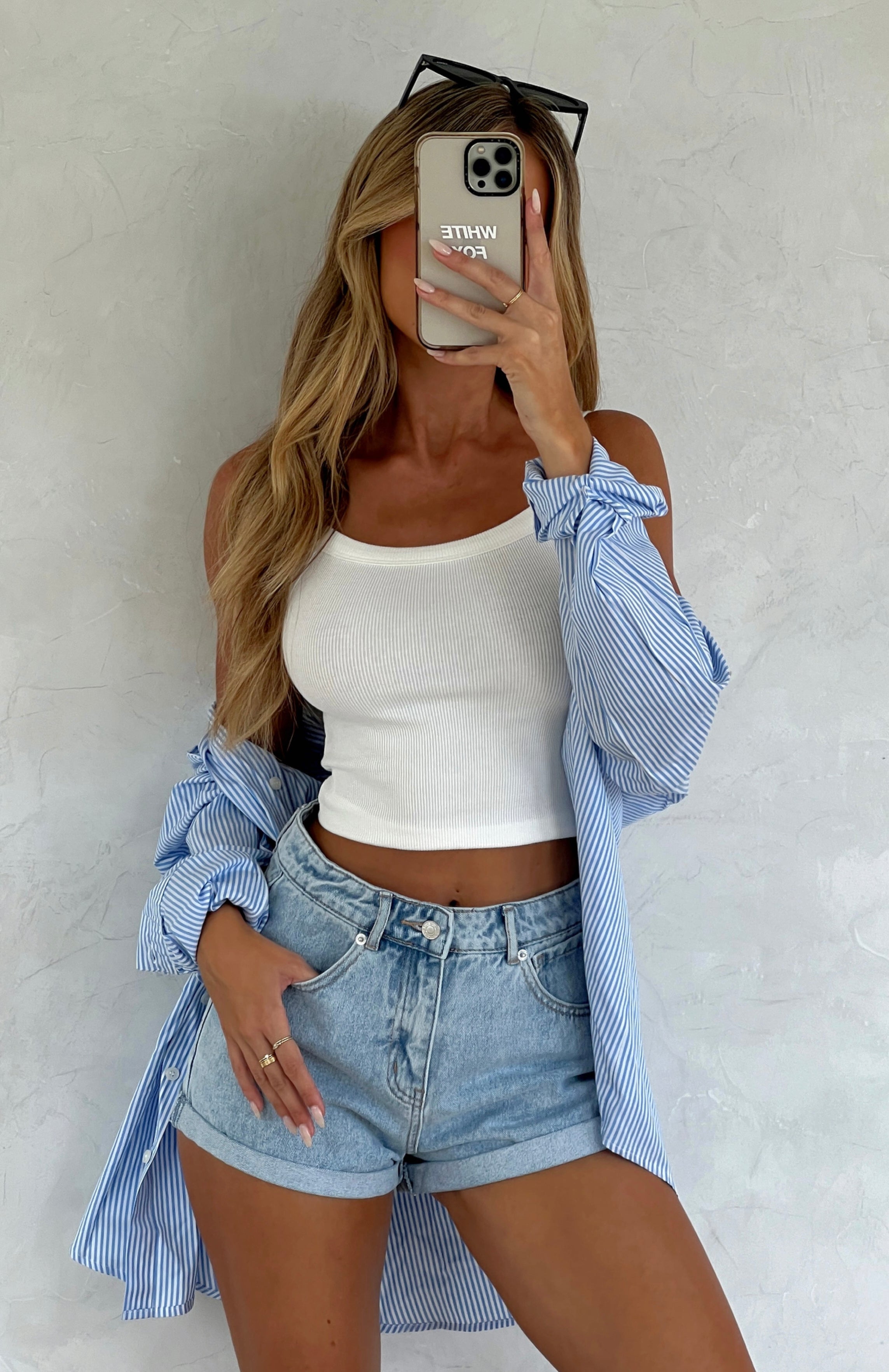 Premium Powder Blue Denim Shorts - Ultimate Summer Style