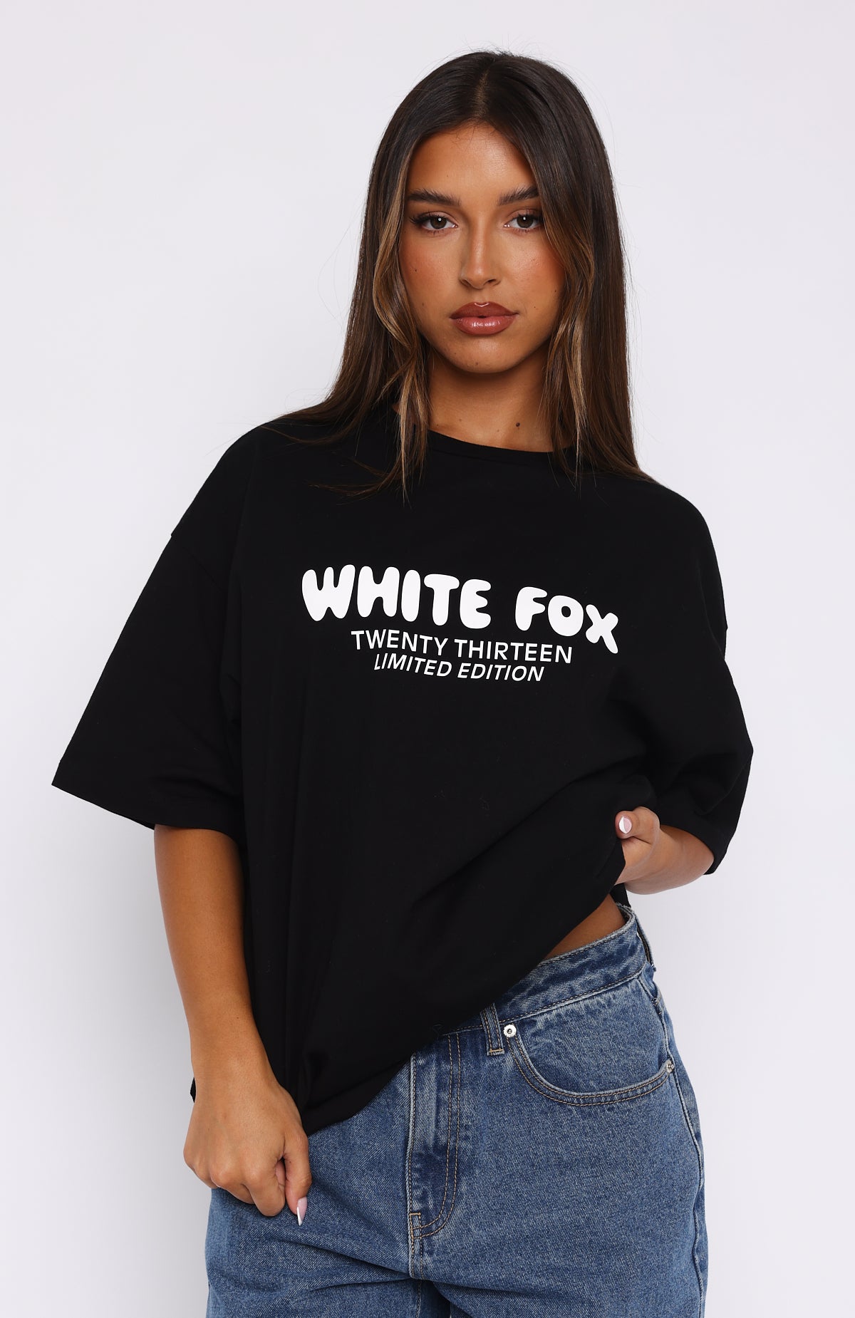 Premium Oversized Tee Black - Ultimate Campus Essential