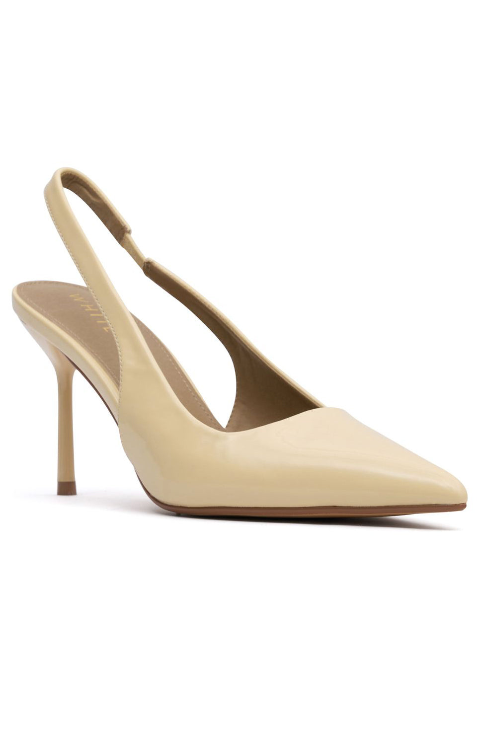 Premium Tayte Slingback Heel - Butter Patent Elegance