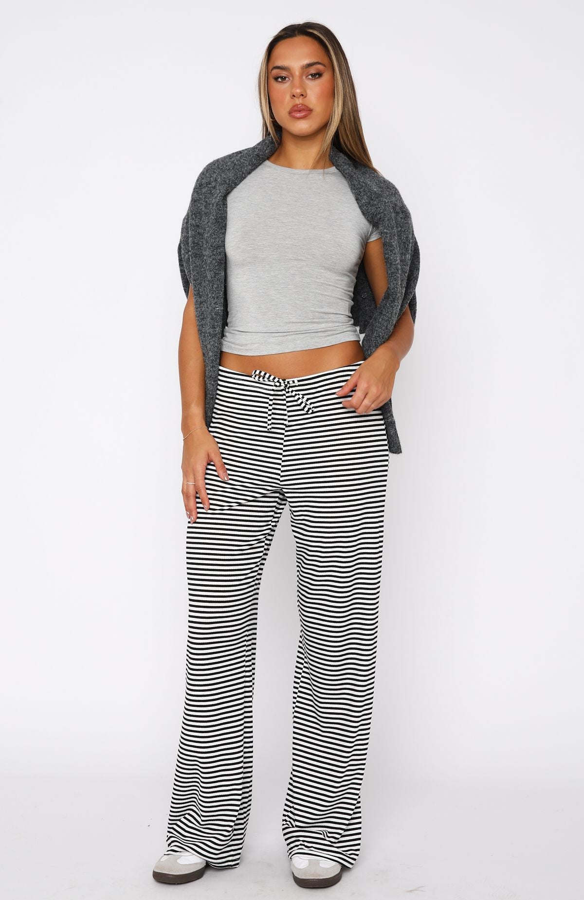 Premium Should Have Known Pants - Black/White Stripe | Ultimate Comfort & Style