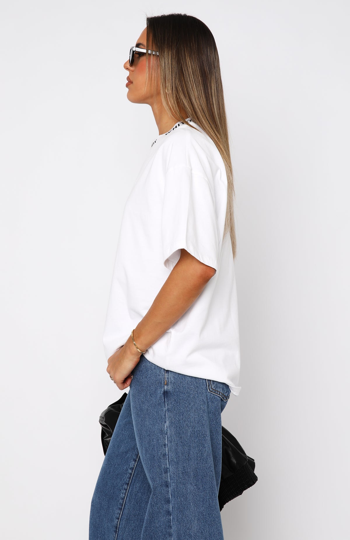 Ultimate Comfort Just Be Free Oversized Tee - Premium White