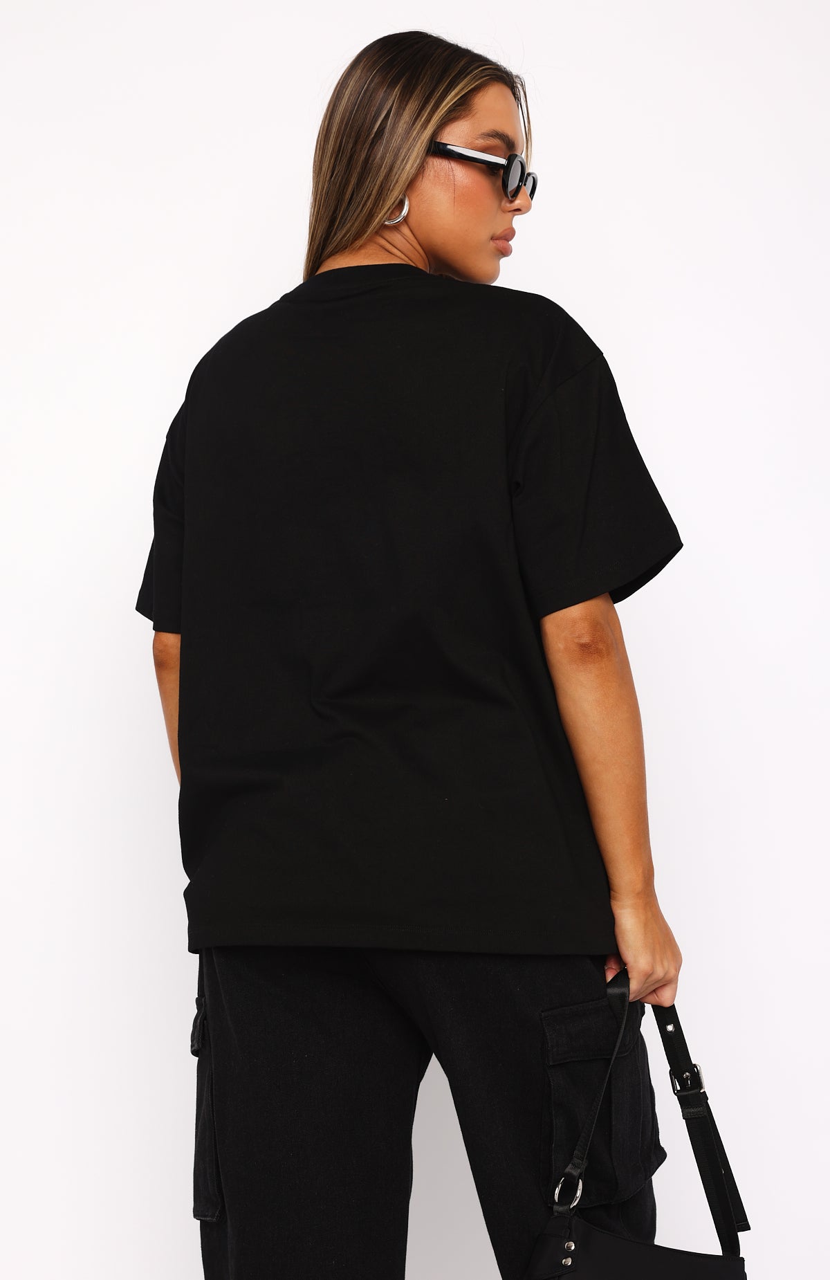 Premium Love Burst Oversized Tee - Ultimate Comfort in Black