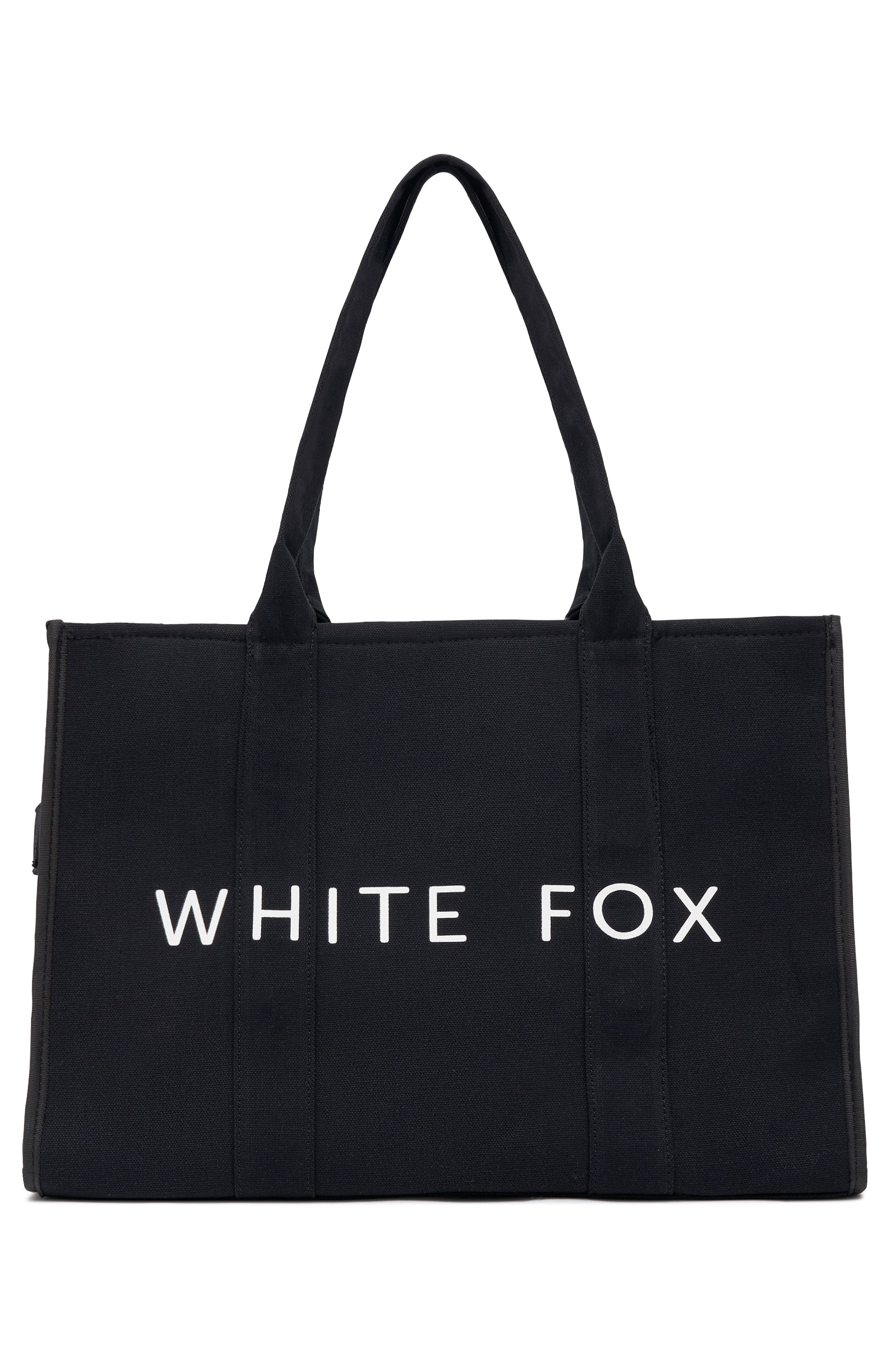 Premium White Fox Tote Bag - Ultimate Black Edition