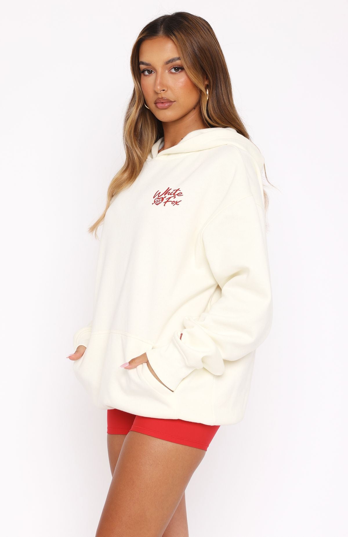 Premium Be My Lover Oversized Hoodie - Ultimate Comfort in Cream