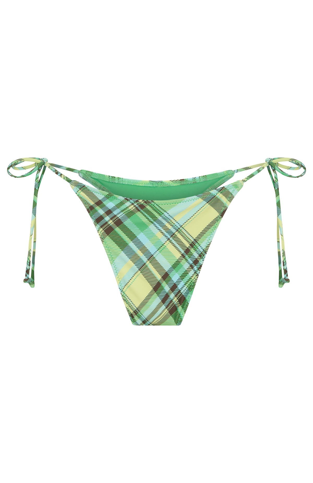 Premium Tidal Wave Cheeky Bottoms - Citrus Check