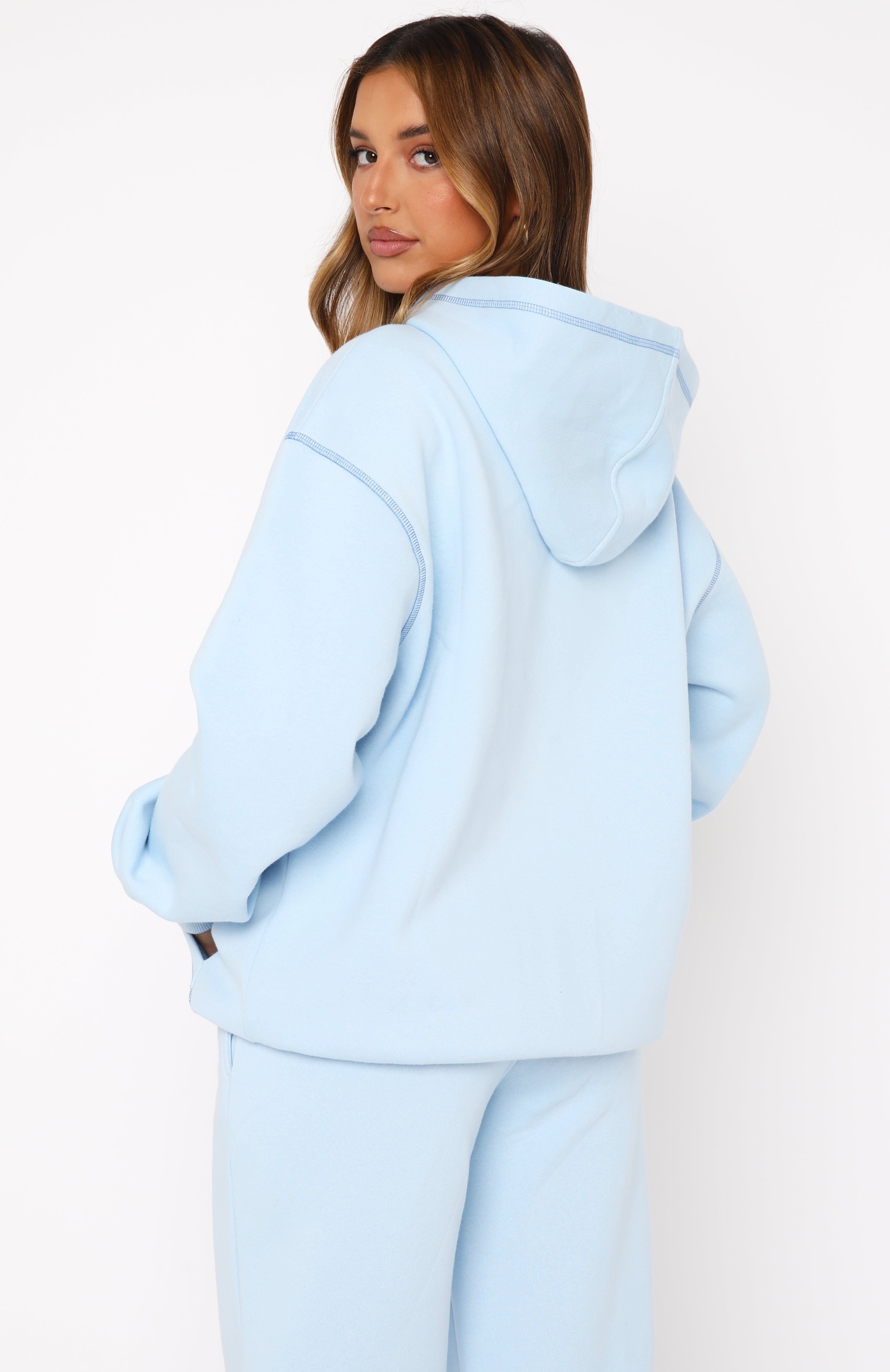 Premium Oversized Hoodie in Baby Blue | Ultimate Comfort