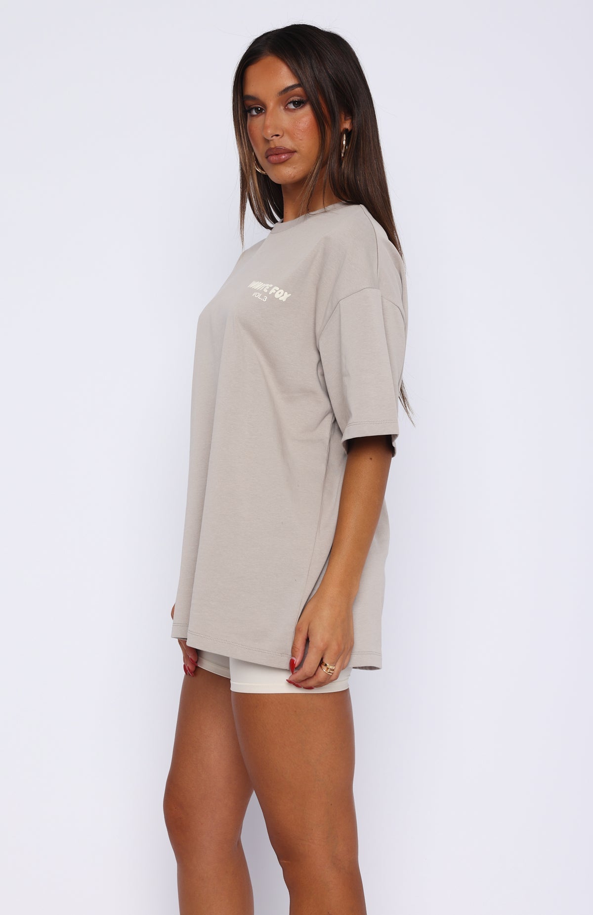 Premium Offstage Oversized Graphic Tee - Grey