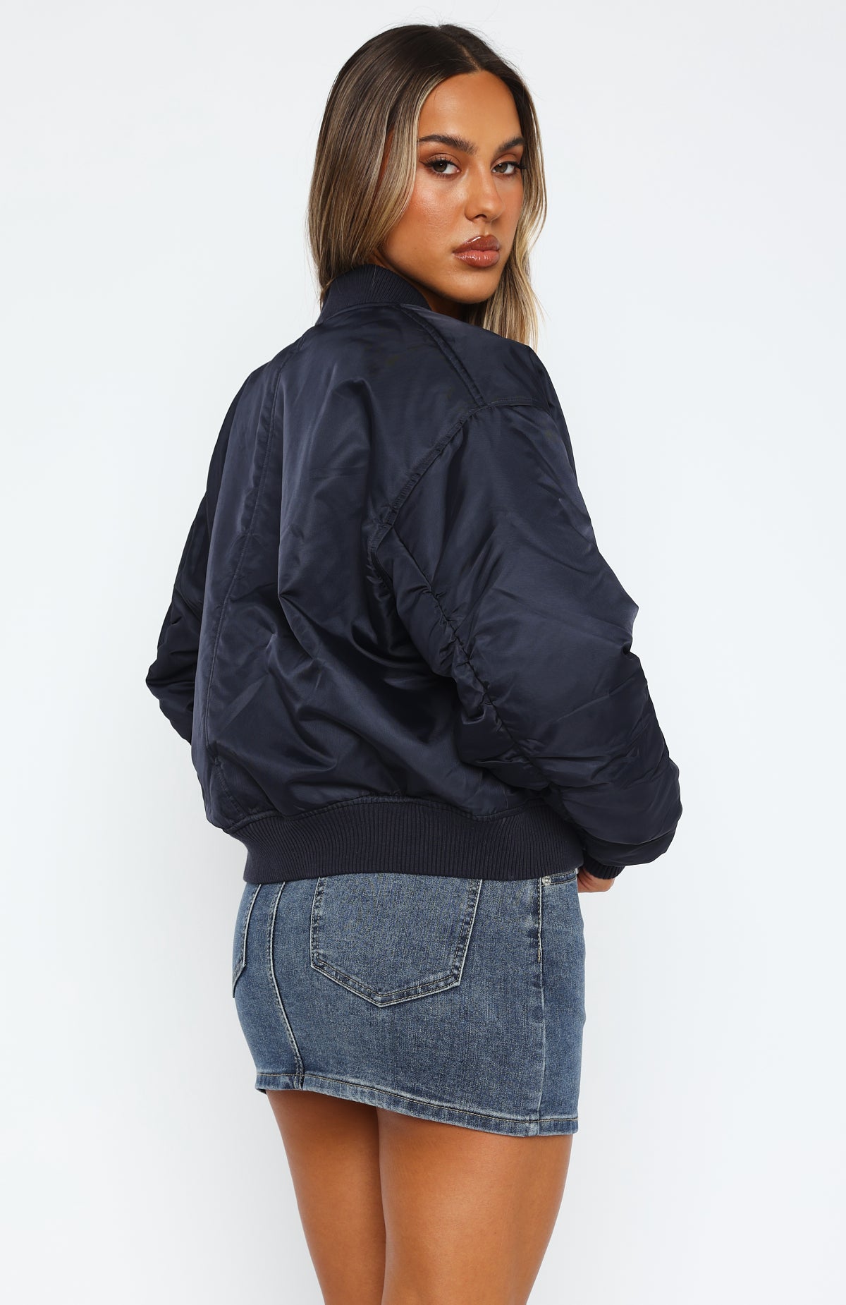 Premium Navy Bomber Jacket - Ultimate Comfort & Style