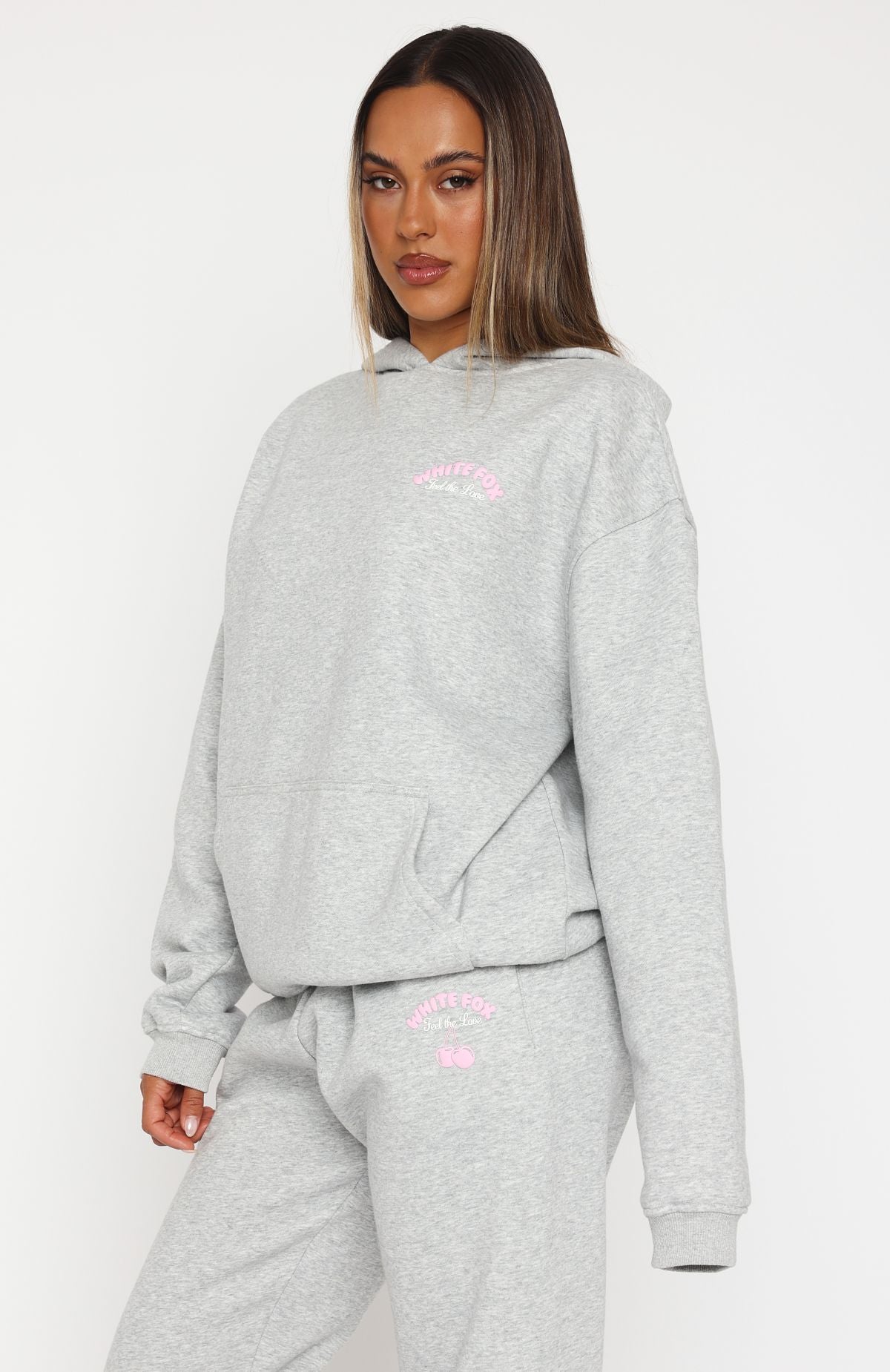 Ultimate Love Me Tender Oversized Hoodie - Premium Dark Grey Marle