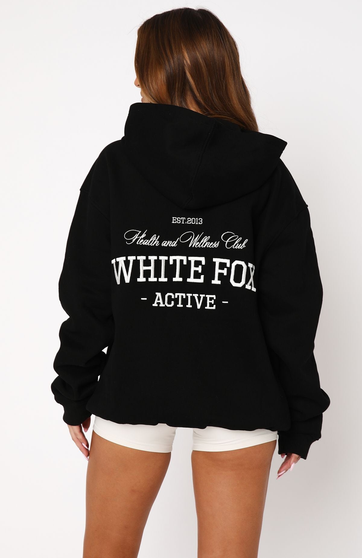 Premium Oversized Hoodie - Black | Ultimate Comfort by White Fox Active