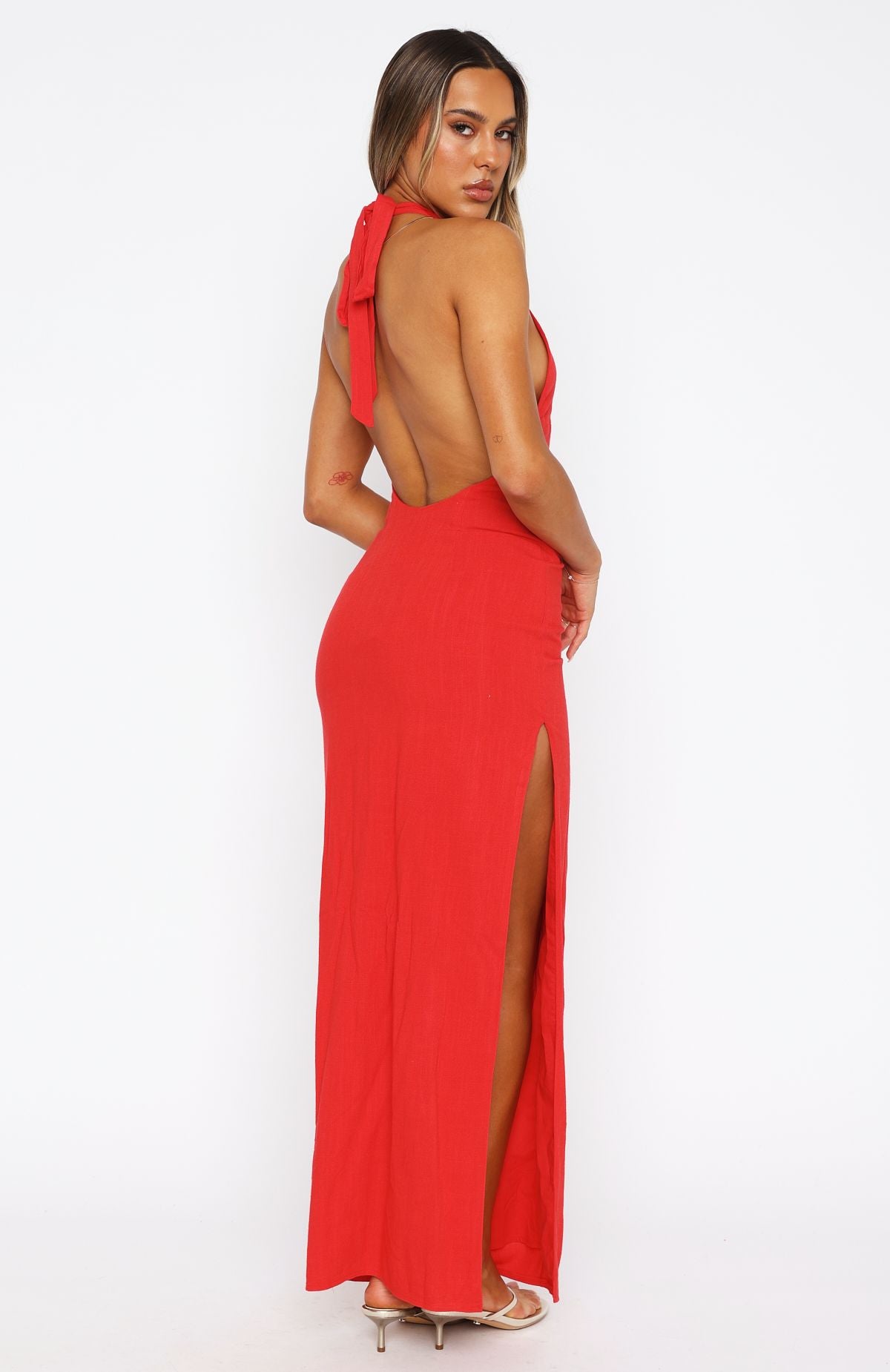 Ultimate Sun Kissed Glow Maxi Dress - Red