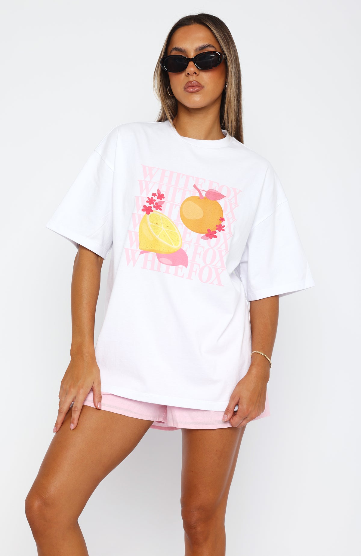 Premium Oh So Sweet Oversized Tee - Ultimate Comfort in White