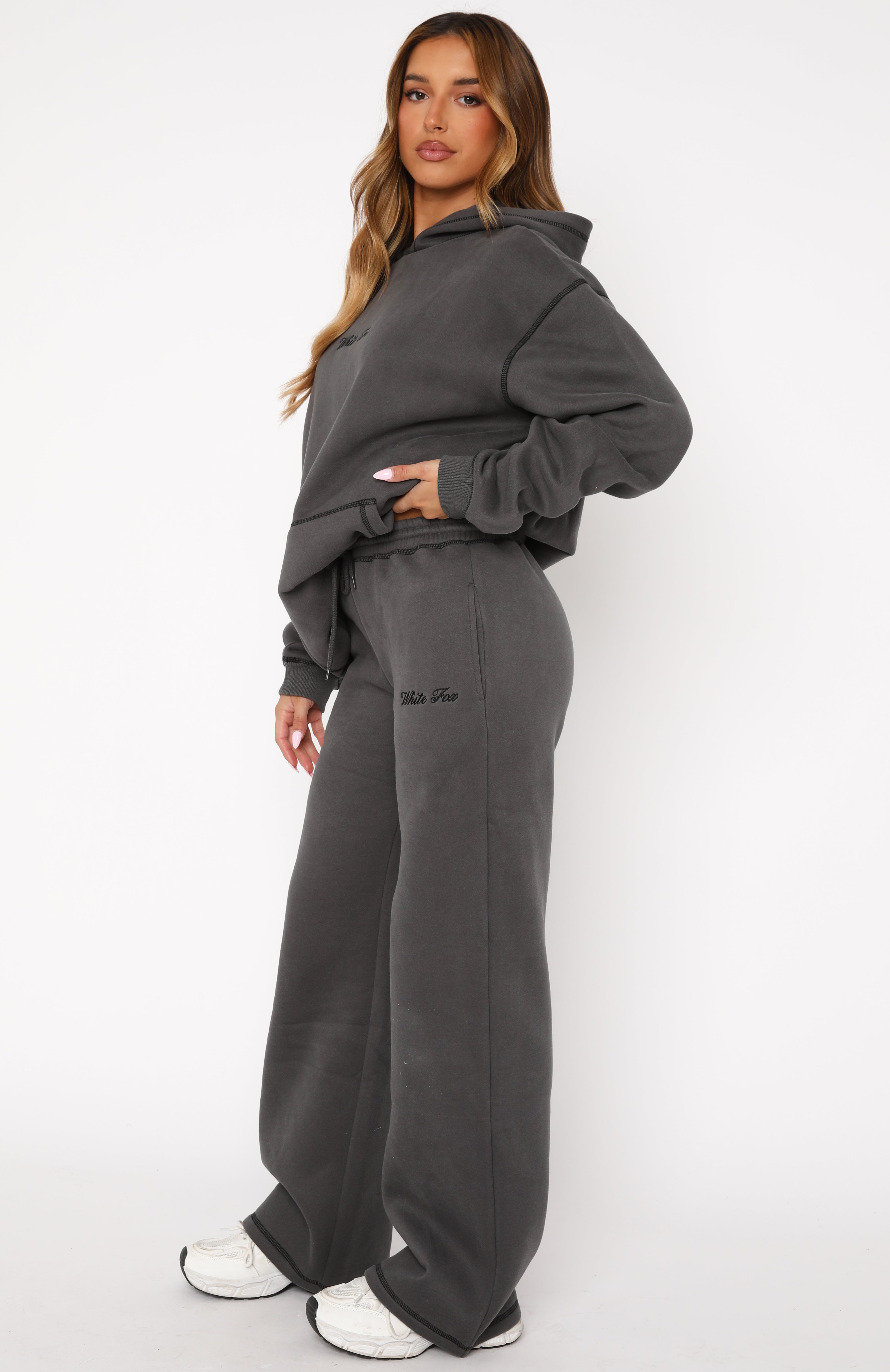 Premium Wide Leg Sweatpants - Charcoal | Ultimate Comfort & Style