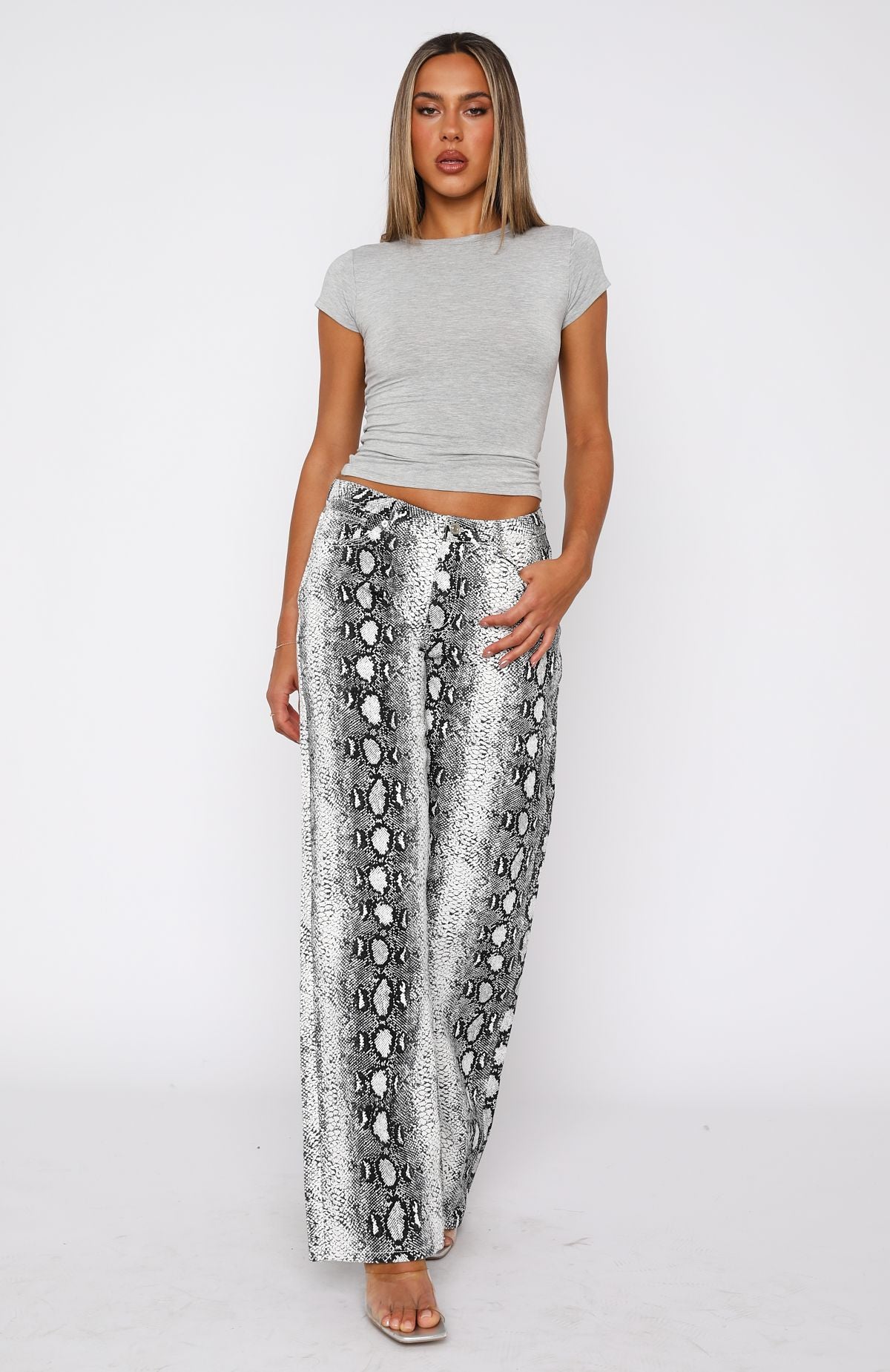 Alora Premium Low Rise Wide Leg Jeans - Festival Ready