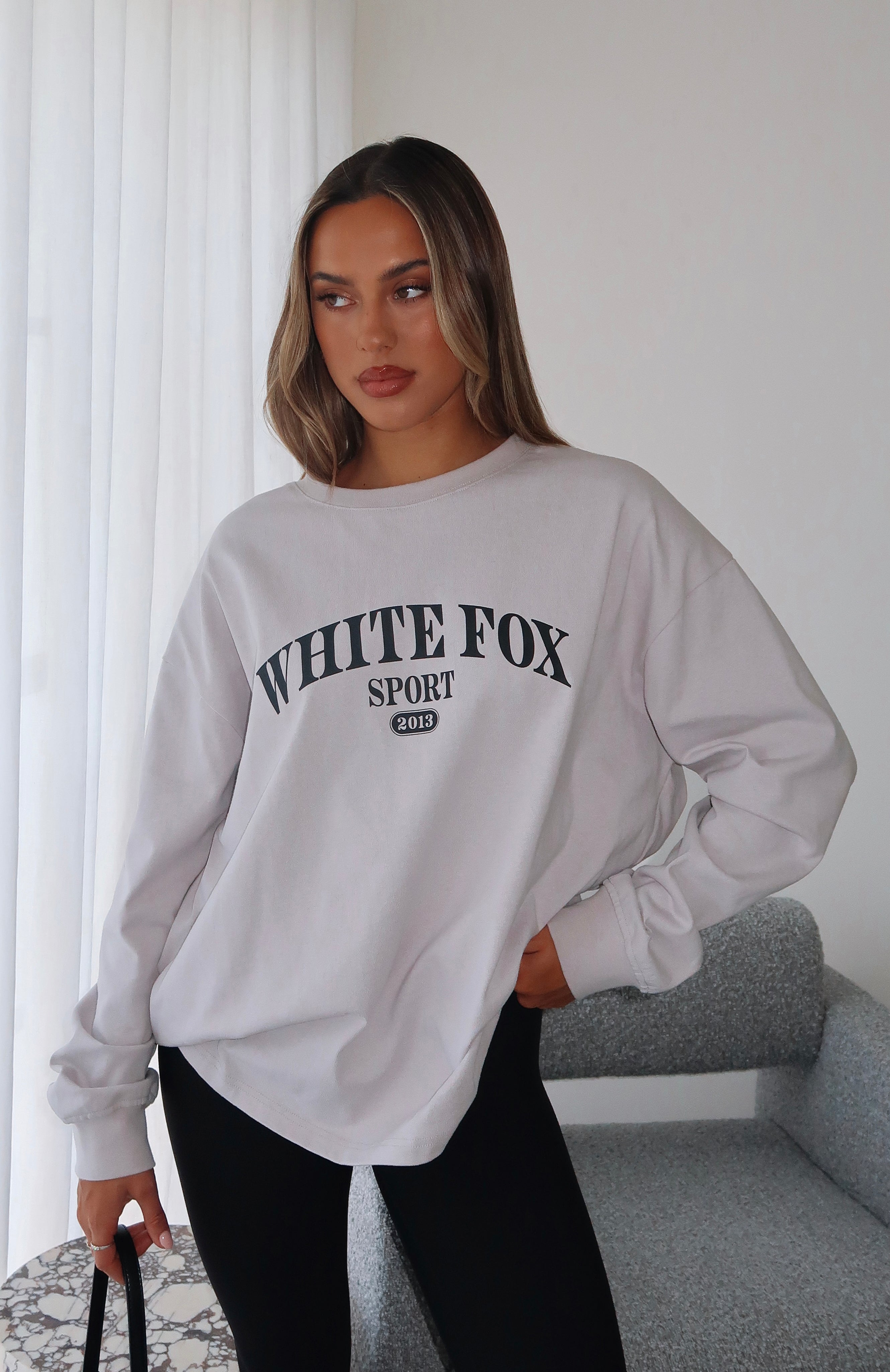 Premium Stand With You Oversized Long Sleeve Tee - Moon Edition