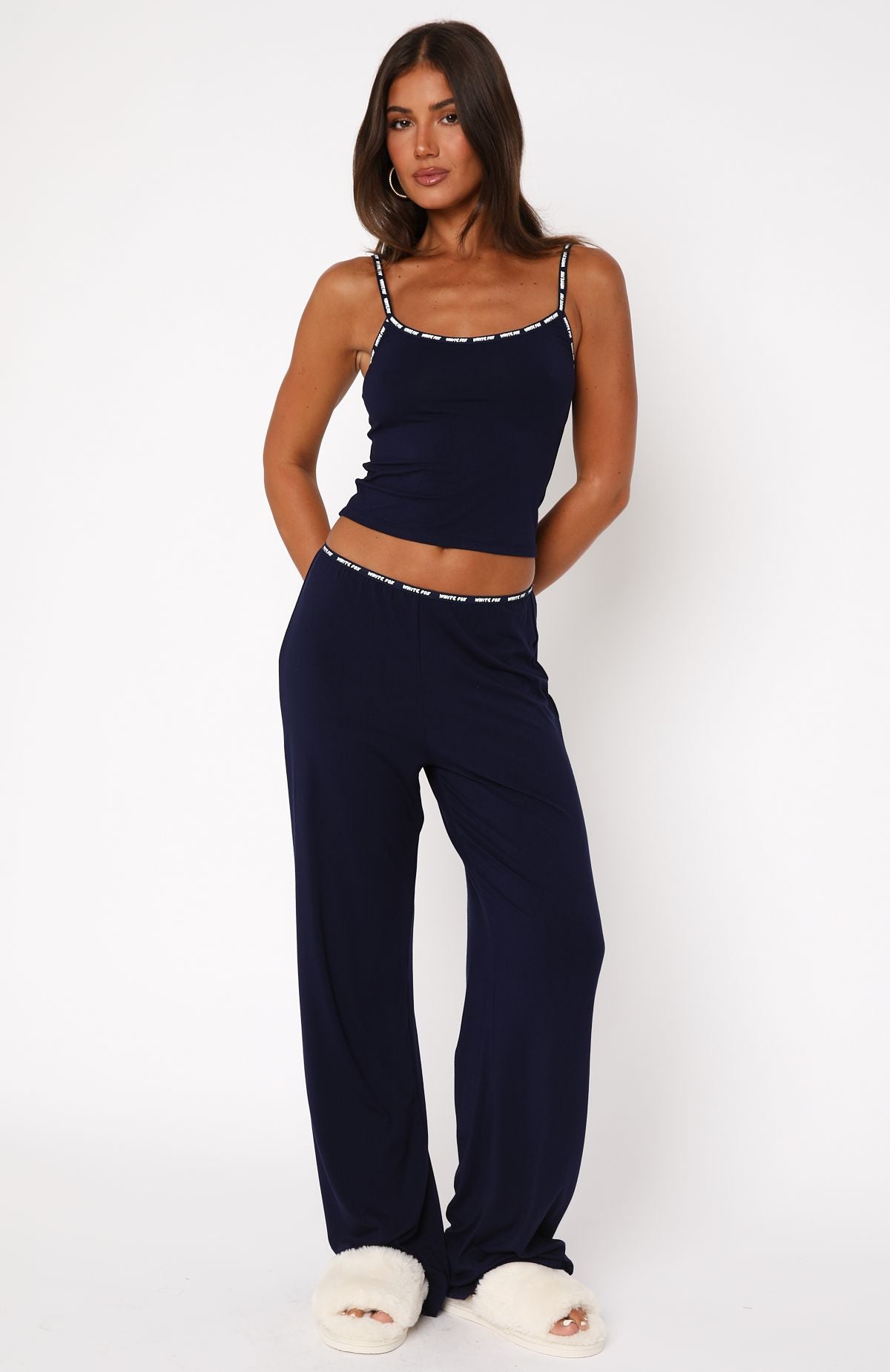 Ultimate Comfort Cuddle Me Pyjama Tank - Navy