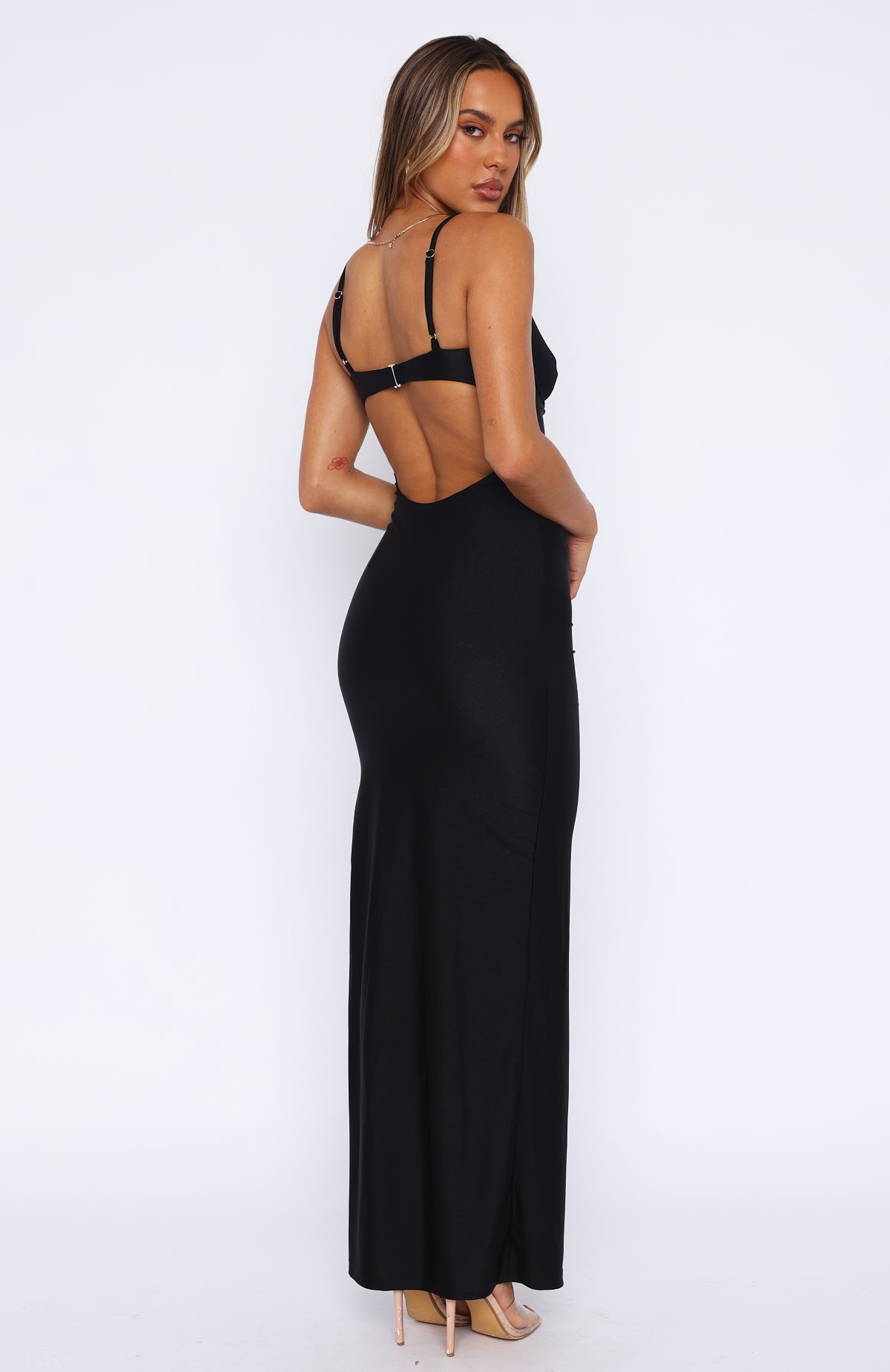 Premium Shooting Star Maxi Dress - Ultimate Elegance in Black