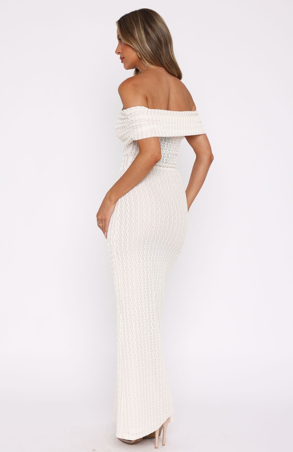 Premium Unwritten Chapters Maxi Dress - Off White | Ultimate Elegance