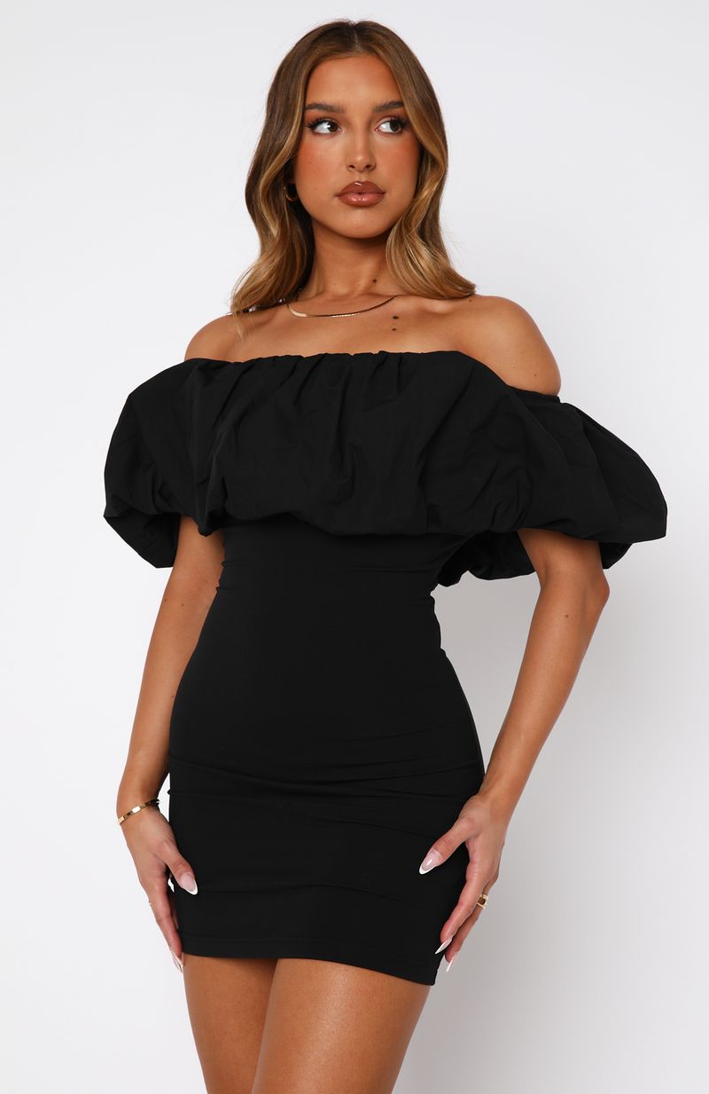 Ultimate Chic Need A Rush Mini Dress - Black