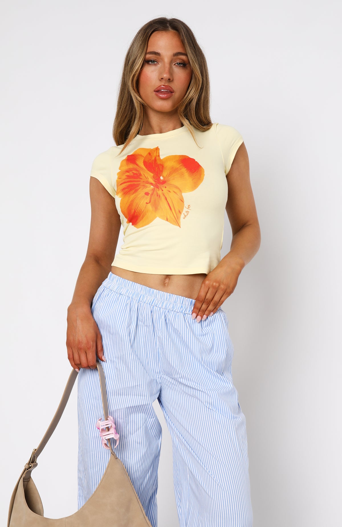 Premium Lemon Print Baby Tee - Ultimate Casual Wear