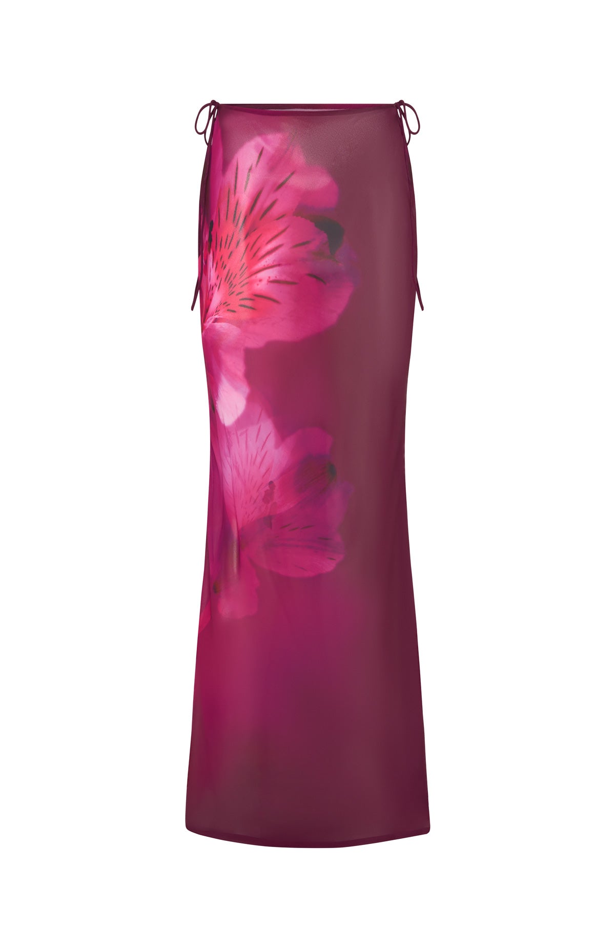 Ultimate Luminous Maxi Skirt - Berry Lush Edition