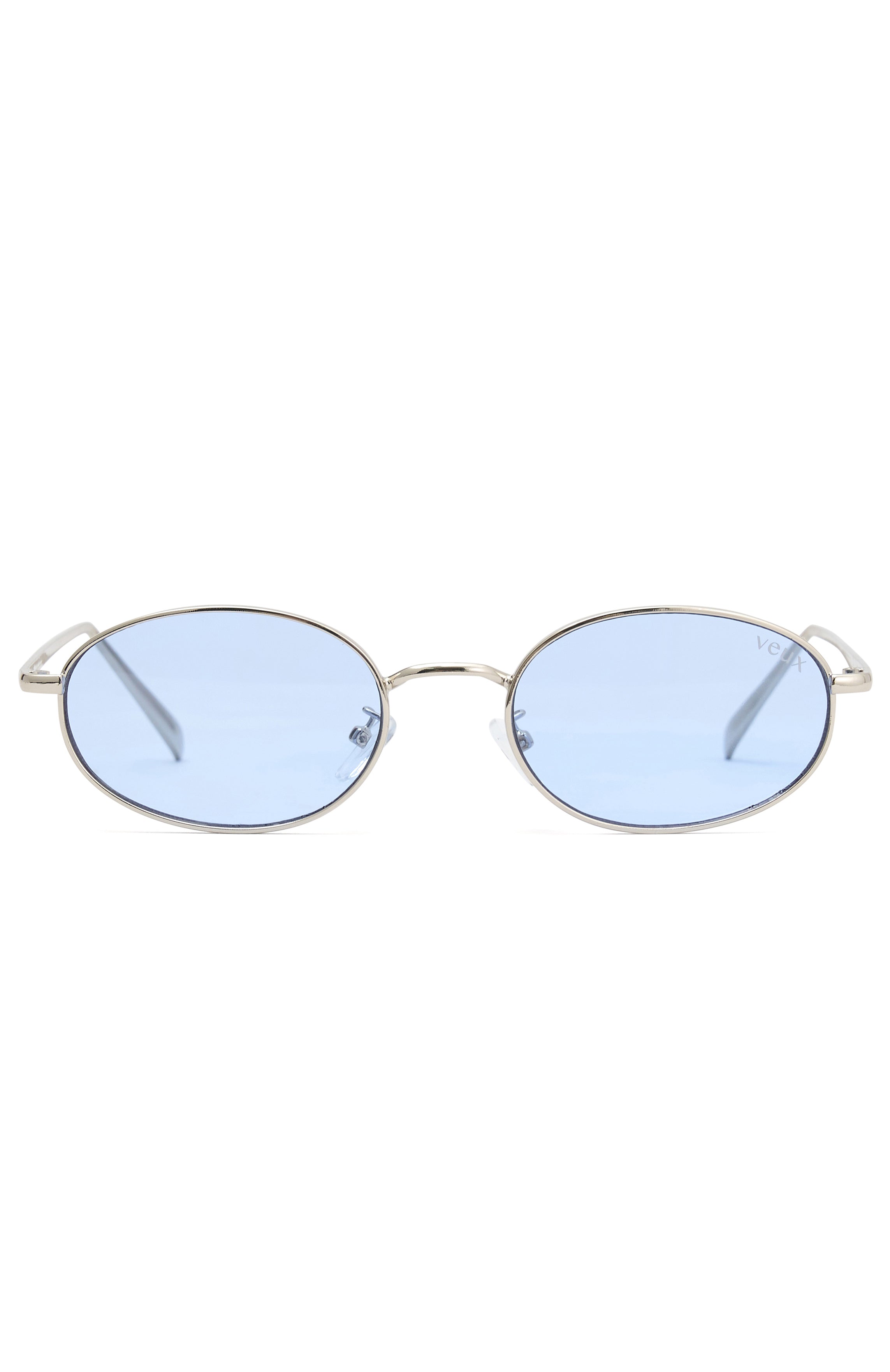 Premium Kora Sunglasses Silver/Blue - Ultimate Summer Style