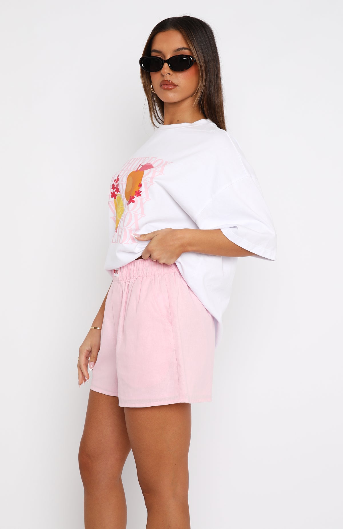 Ultimate Comfort Pink Love Shorts