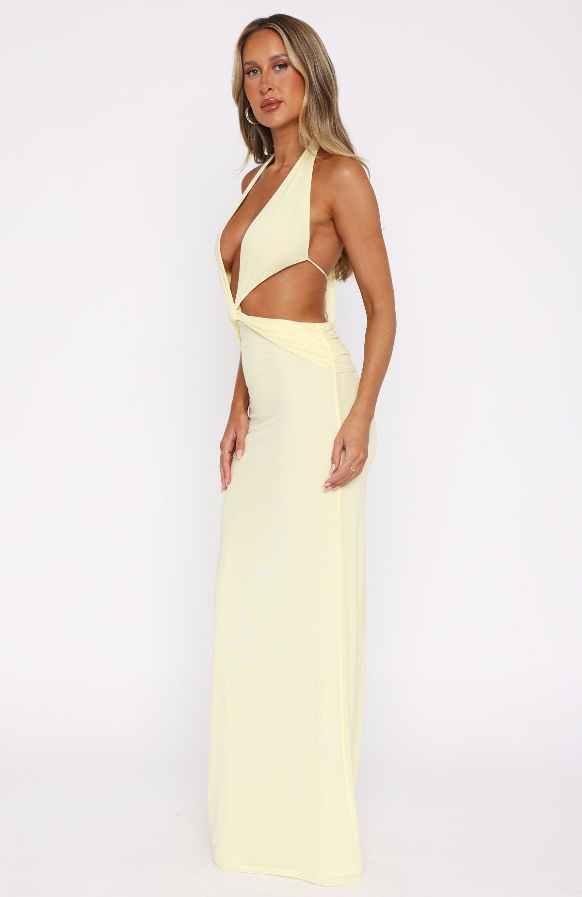 Ultimate Glam Lemon Maxi Dress