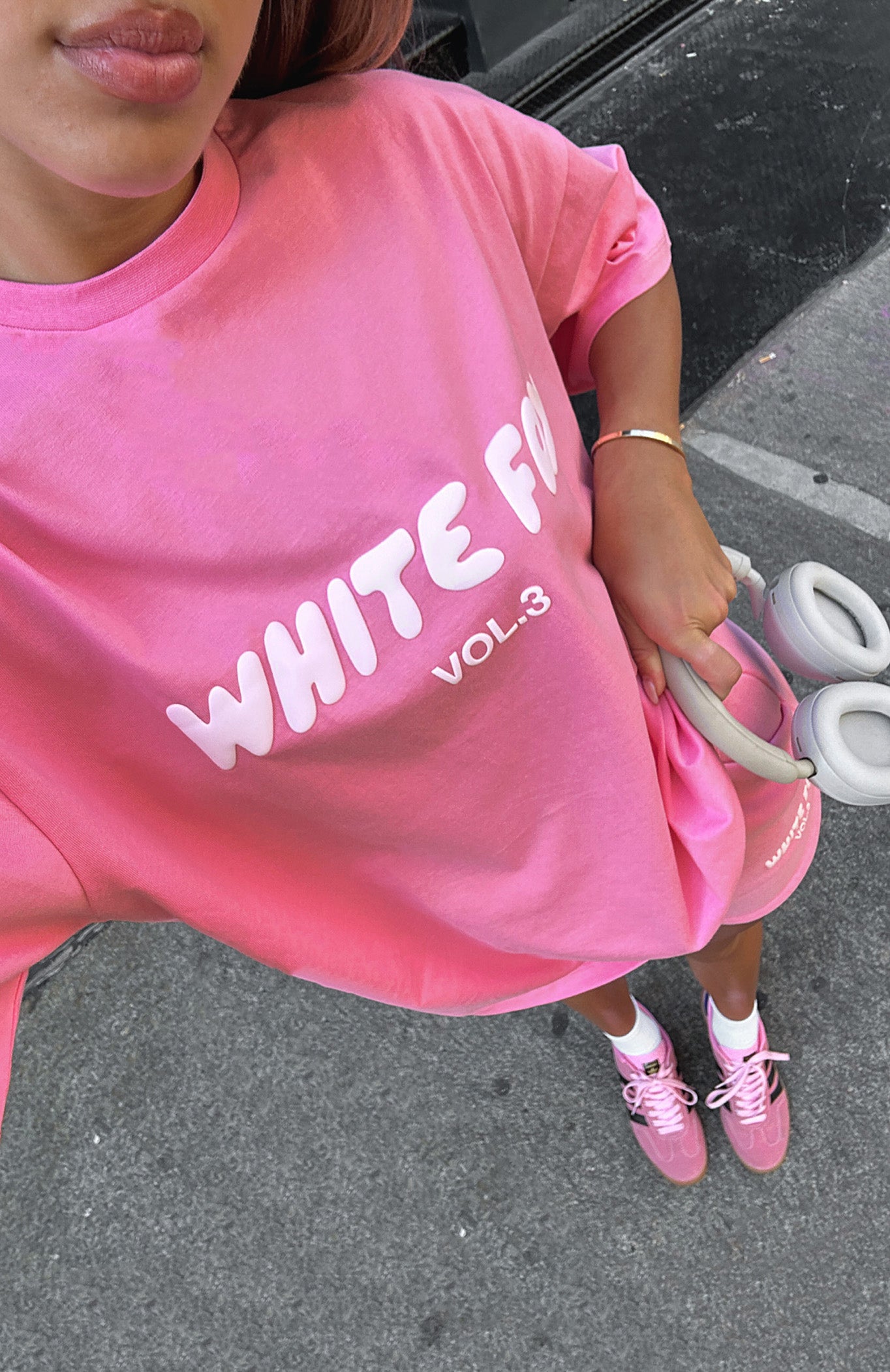 Premium Offstage Oversized Tee - Bubblegum Bliss