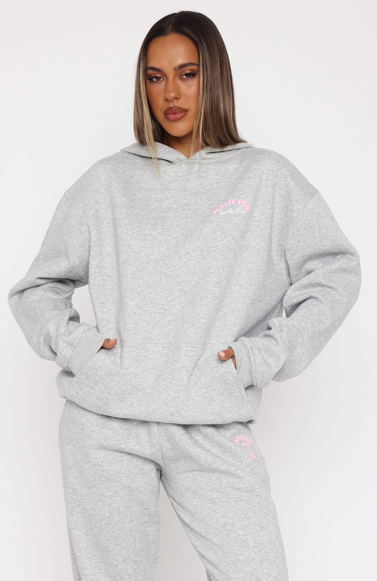 Ultimate Love Me Tender Oversized Hoodie - Premium Dark Grey Marle