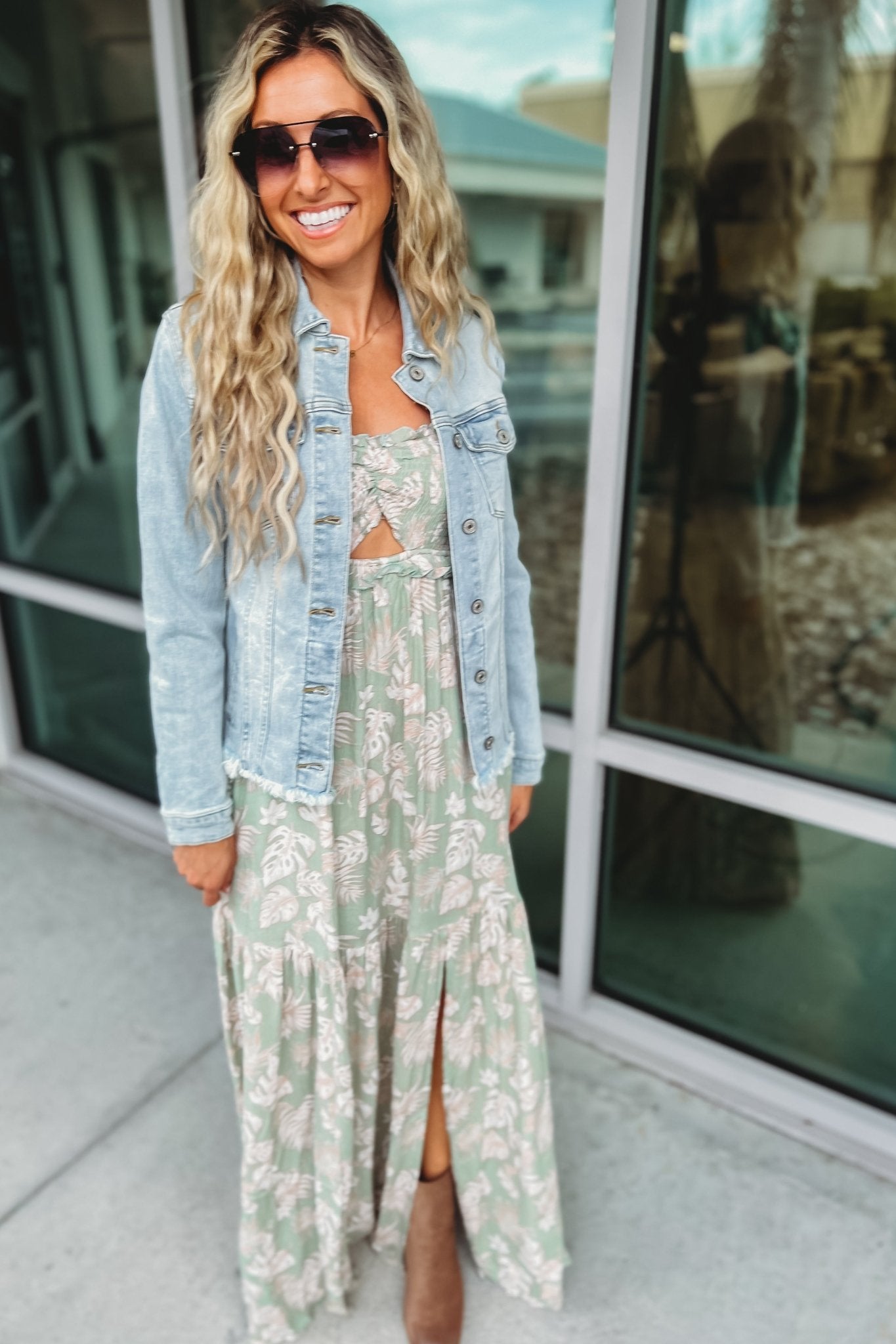 Ultimate Floral Cutout Maxi Dress - Big Dreams Collection