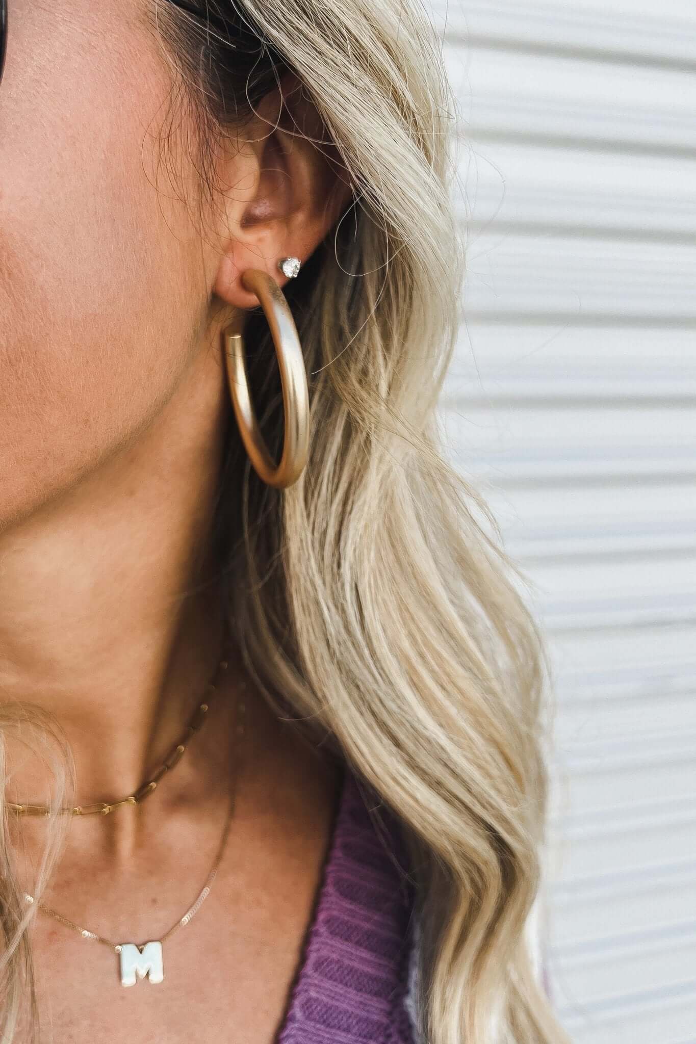 Premium Dual-Tone Hoop Earrings - Ultimate Style Upgrade
