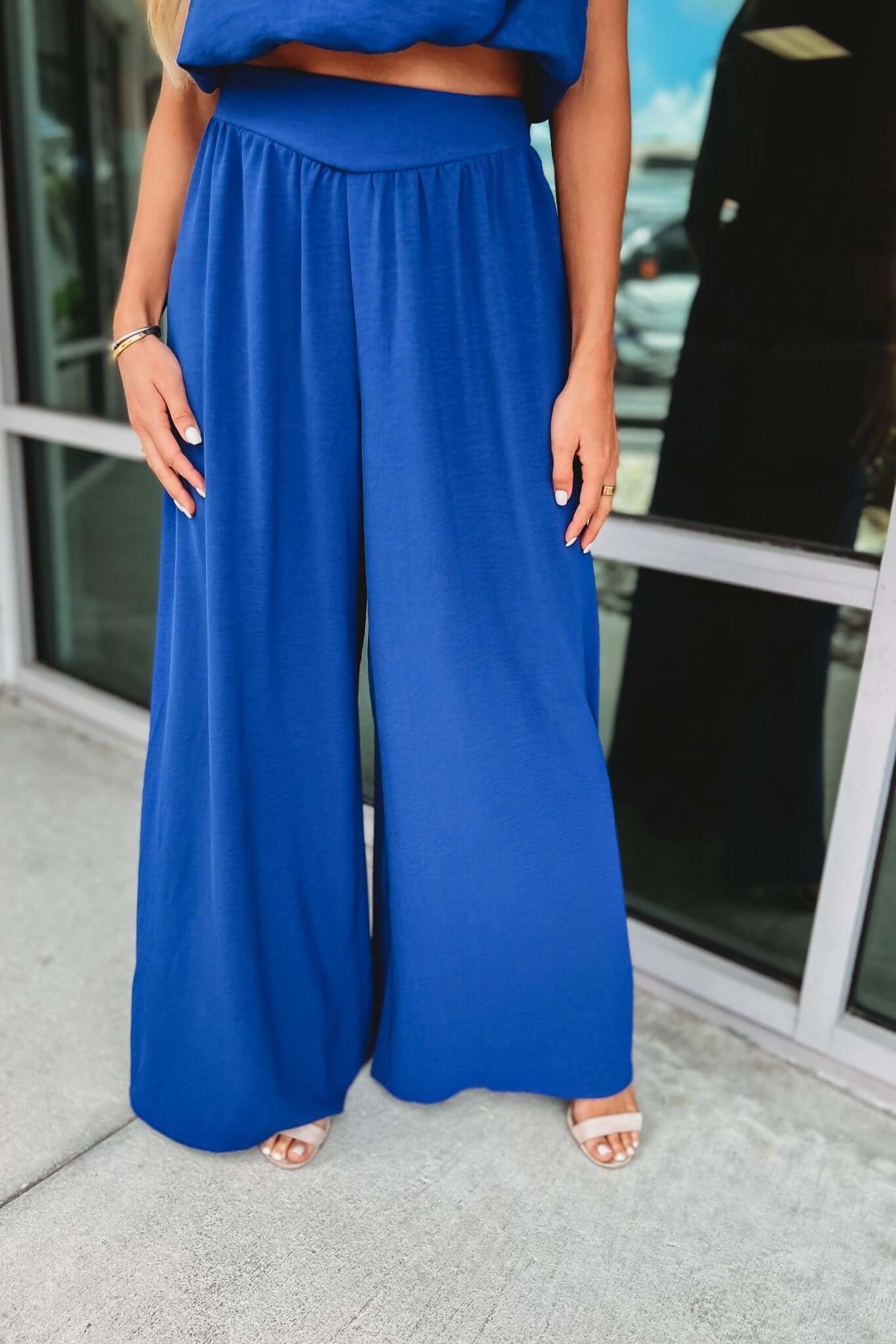 Premium Wide Leg Swing Pants - SIZE L | 2 Chic Colors